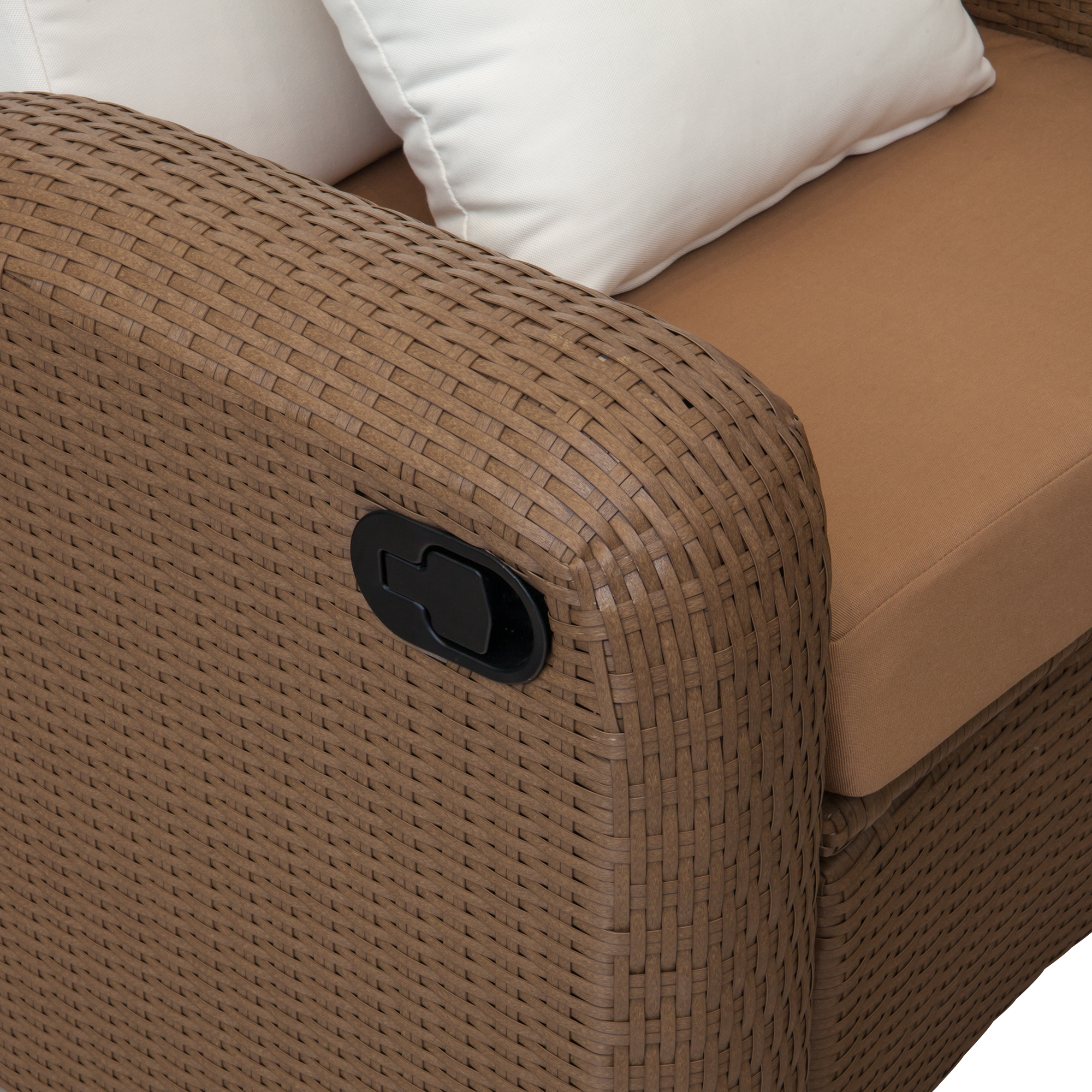 Кресло с 3-мя подушками Higold (662921/662910), цвет коричневый, размер 90 см - фото 2