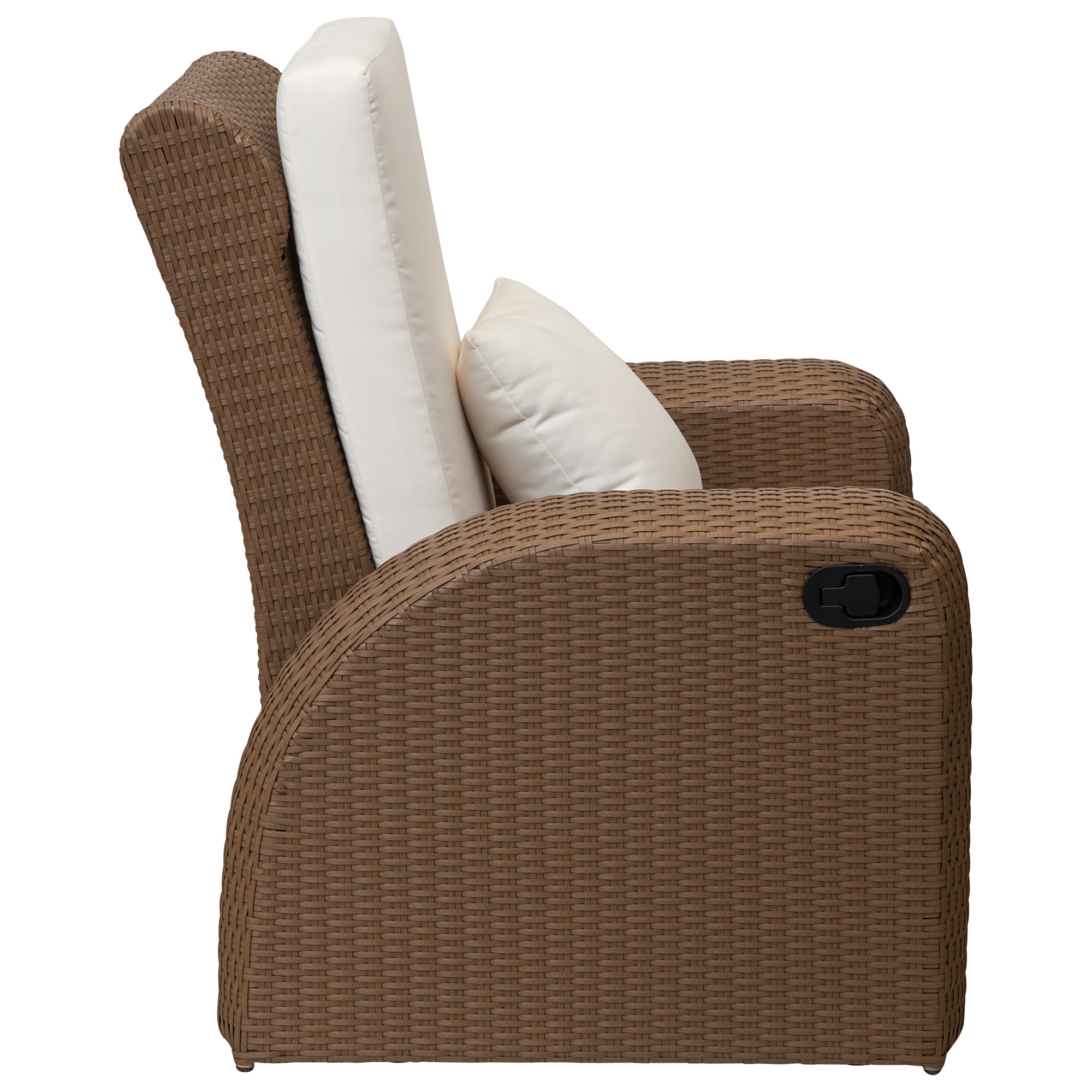 Кресло с 3-мя подушками Higold (662921/662910), цвет коричневый, размер 90 см - фото 5