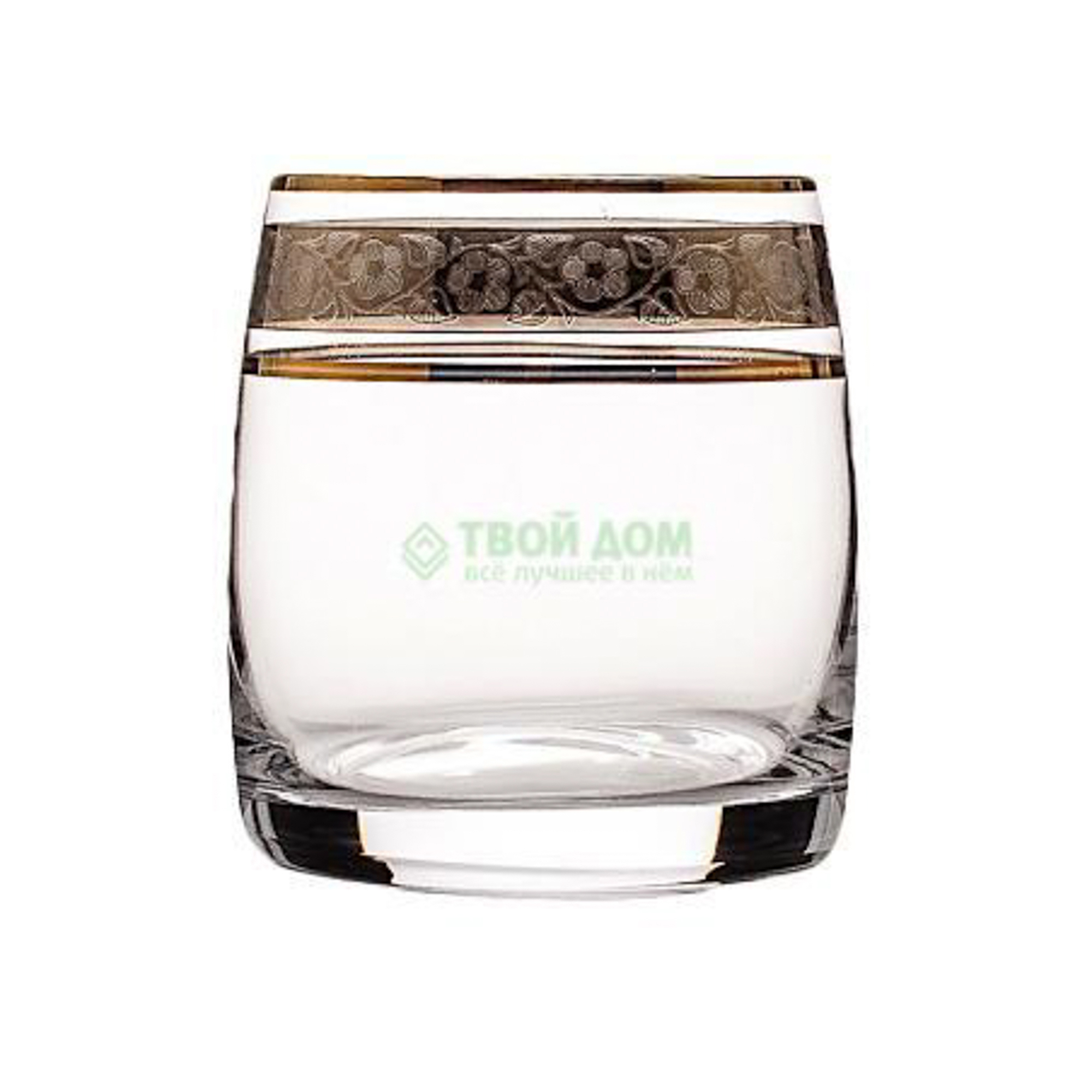 Набор бокалов для виски Crystalite Набор бок идеал/43249k/290/виски x6 шт (25015/290/43249K), цвет серебристый - фото 1
