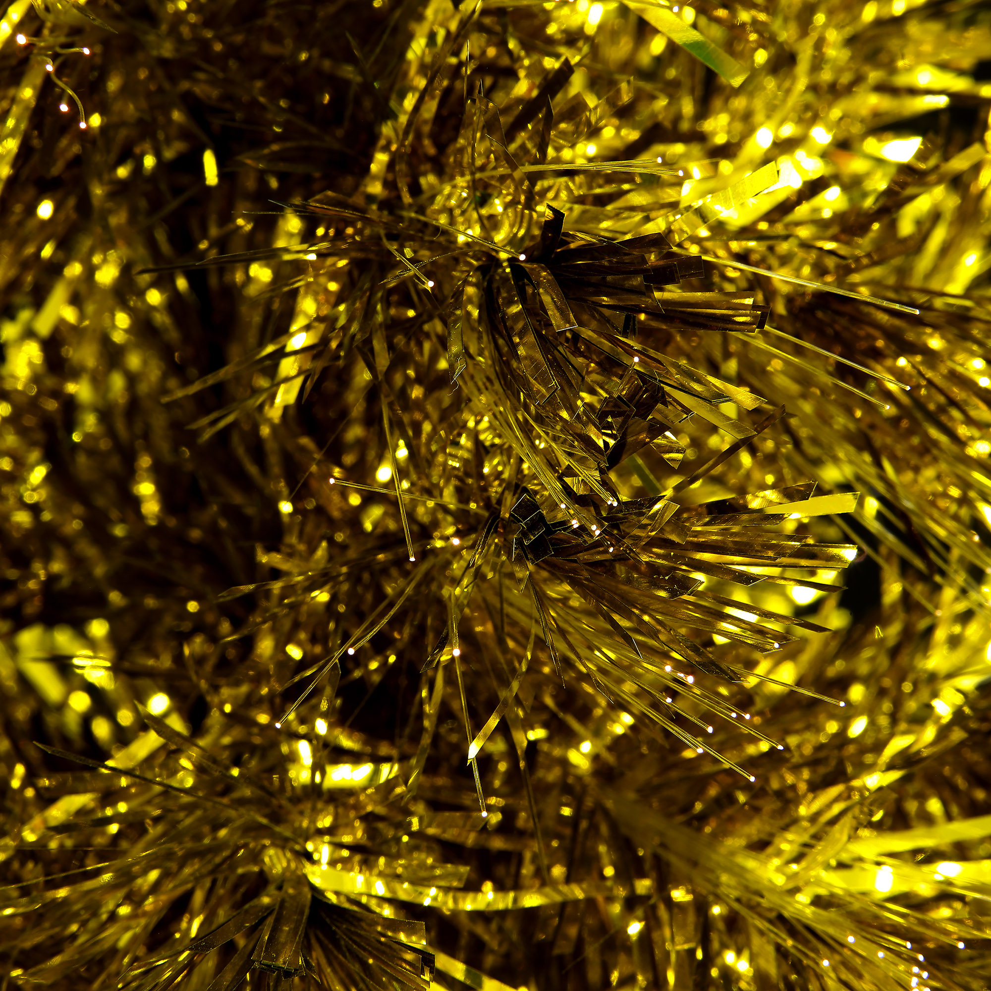 Ель искусственная Файбер золотая 60 см, цвет золотистый - фото 2