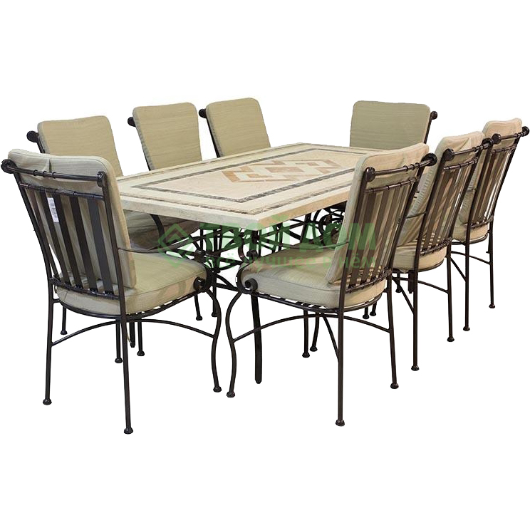 

Комплект Dongye Стол+ 8 Кресел, Коричневый