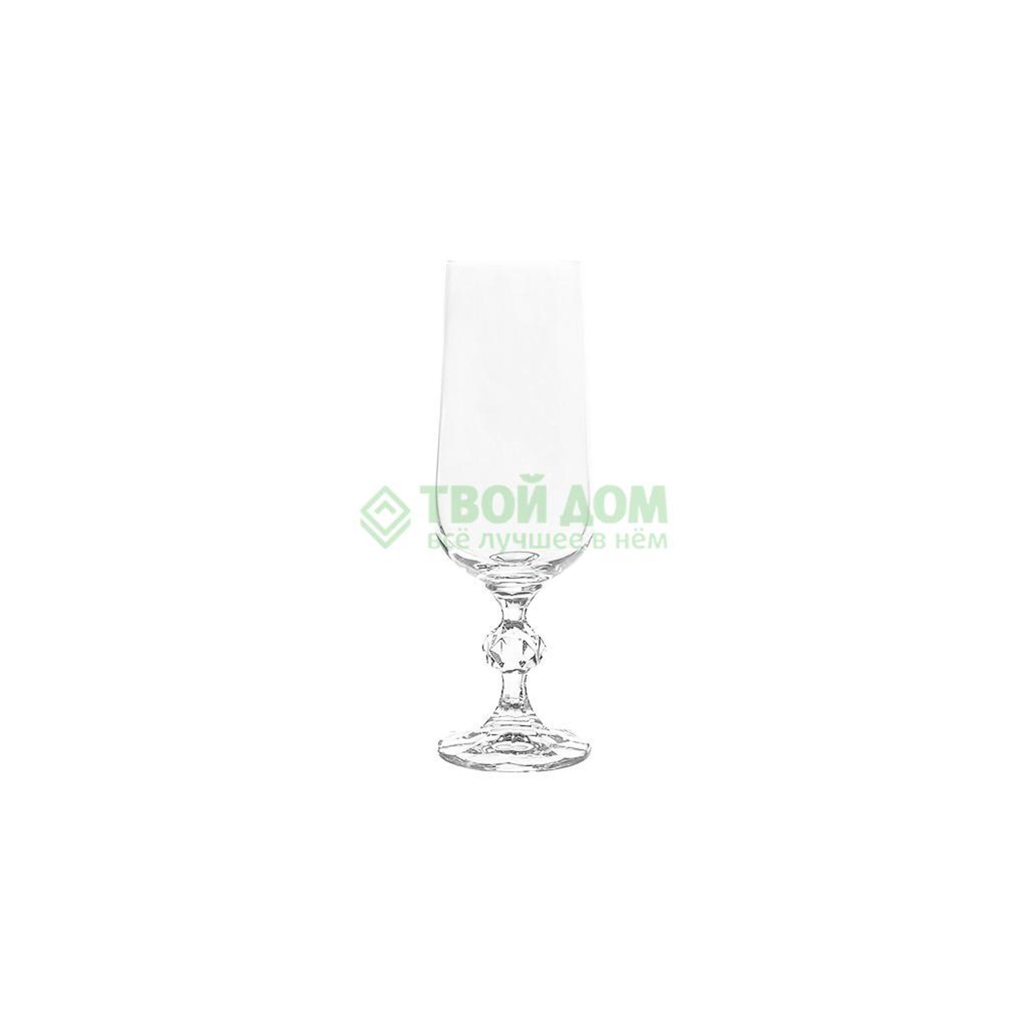 Набор фужеров для шампанского Crystalite bohemia клаудия180 (40149/180S), цвет прозрачный - фото 1