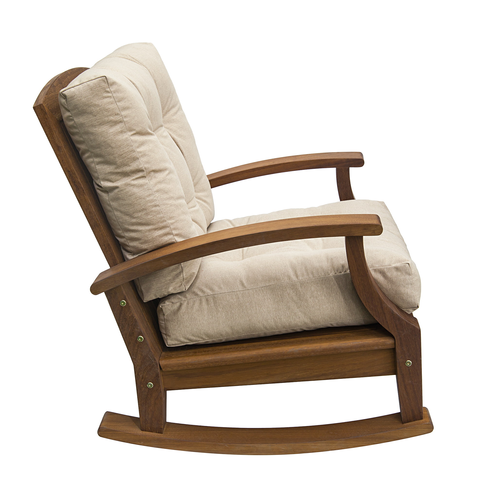 Кресло-качалка с подушкой Intersystem (SKT430), цвет светло-коричневый, размер 100 см - фото 2