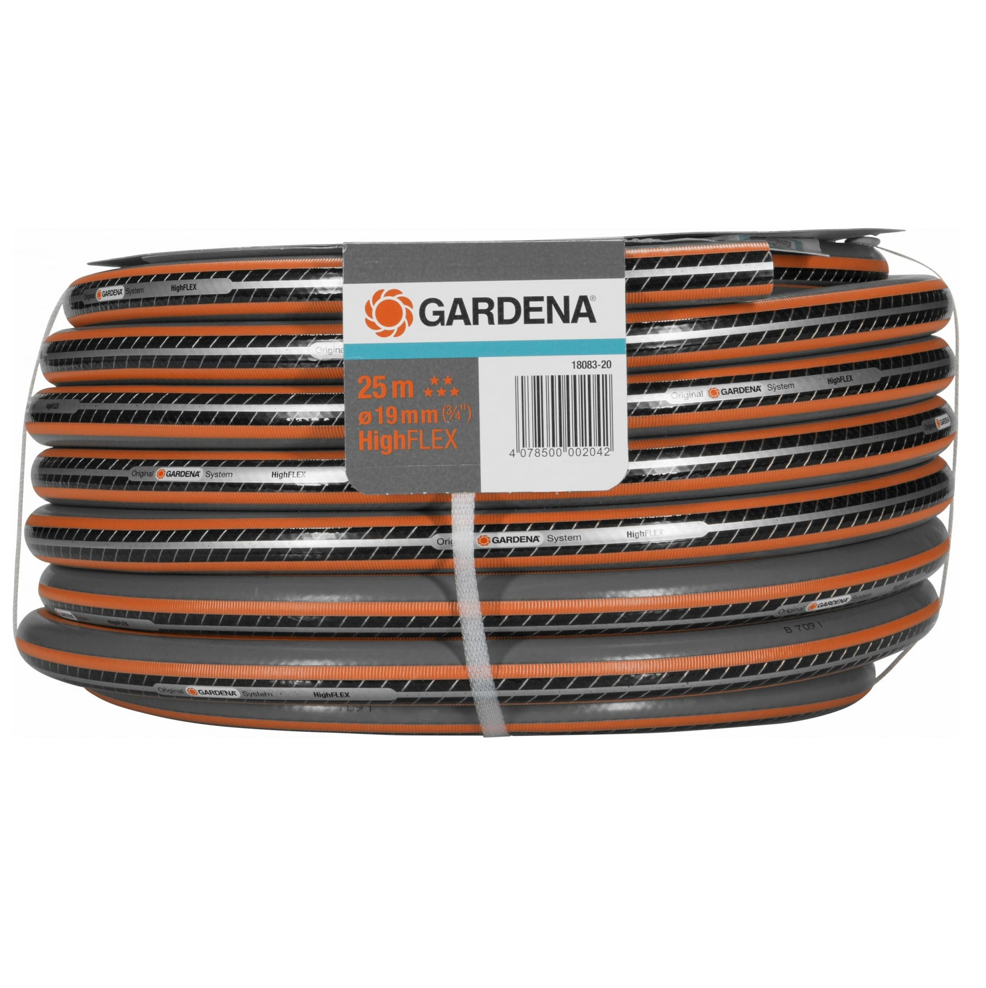 Поливочный шланг Gardena Highflex 10x10 3/4 х 25 м (18083-20.000.00), цвет серый - фото 4