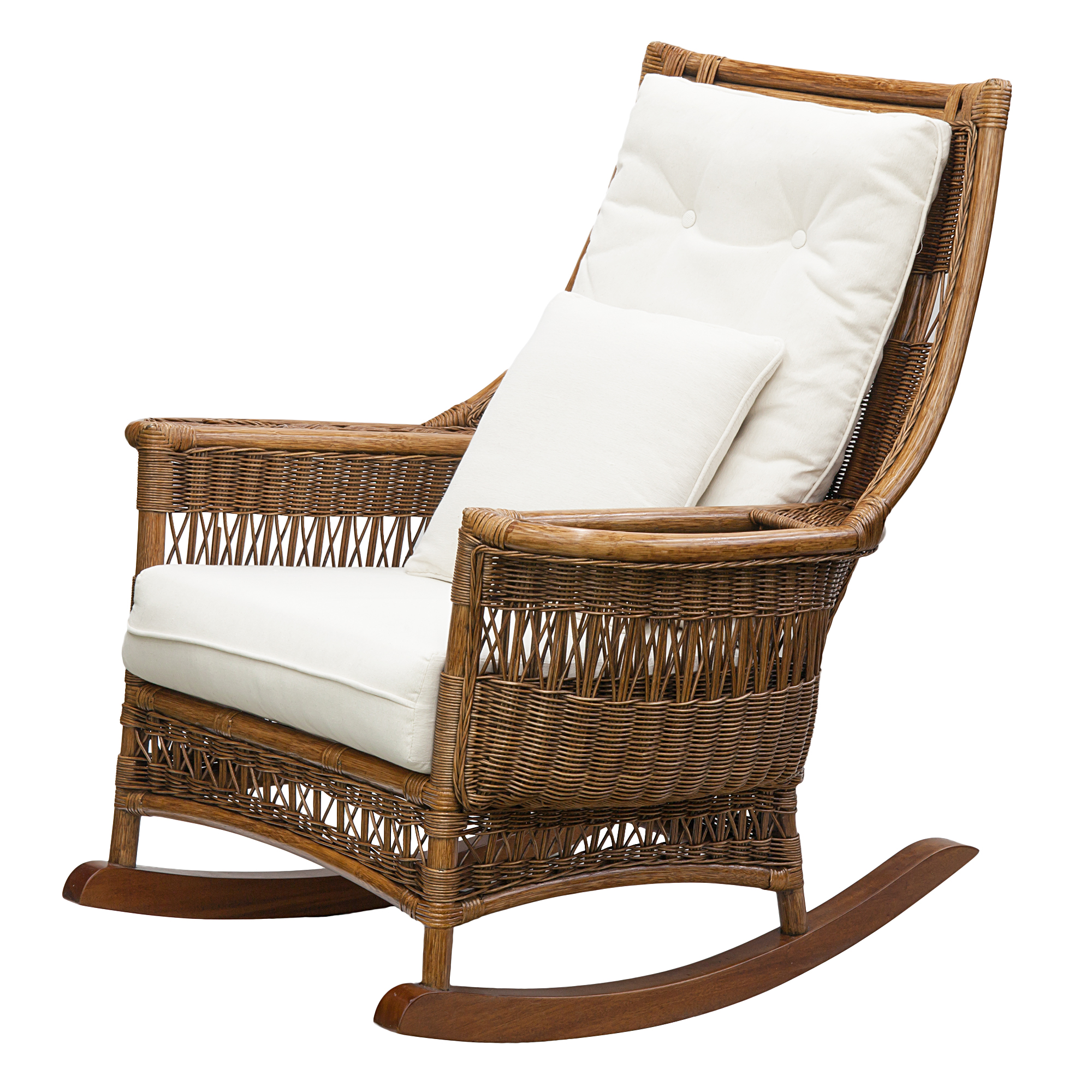 Кресло-качалка Joenfa Maui с подушкой, цвет коричневый, размер . - фото 1