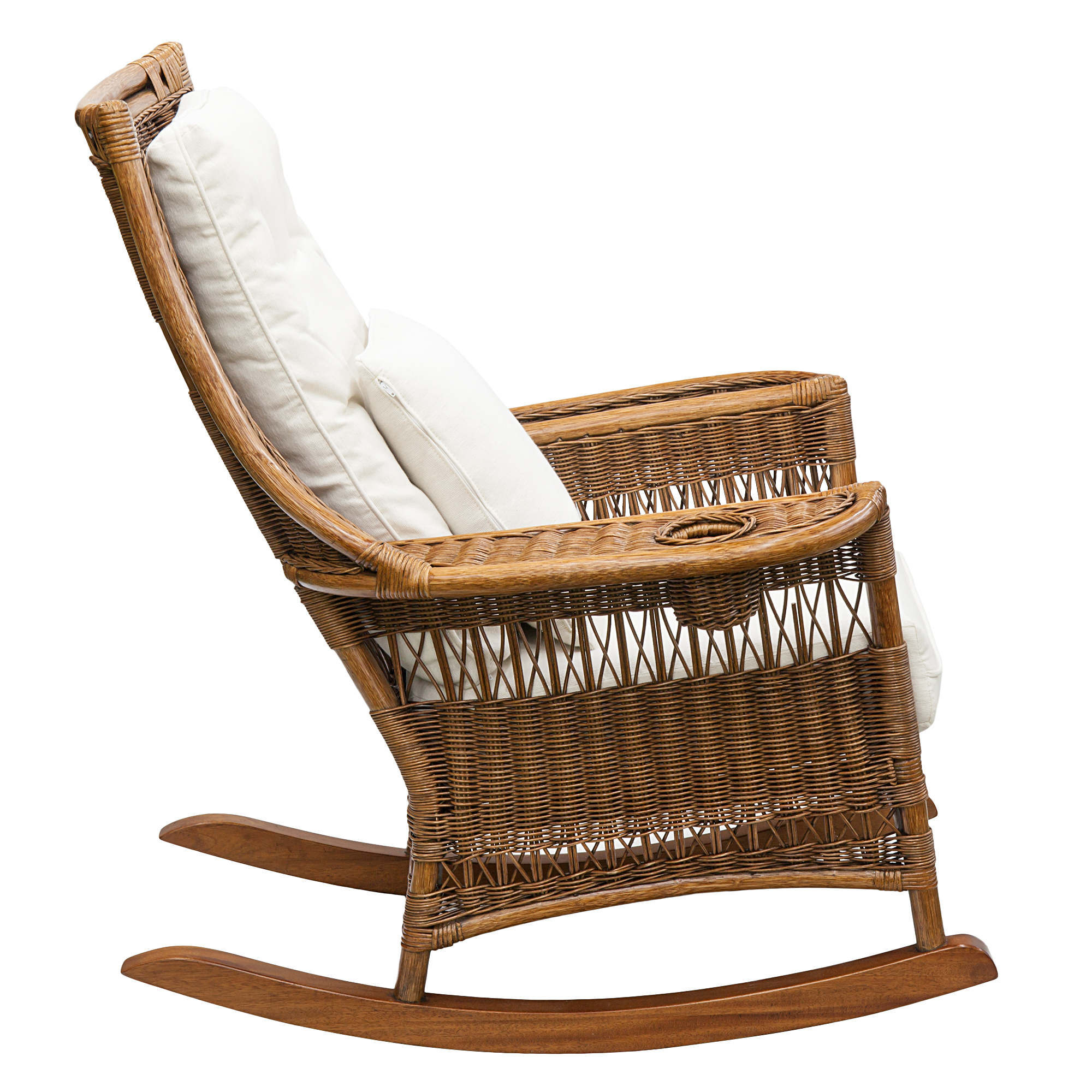 Кресло-качалка Joenfa Maui с подушкой, цвет коричневый, размер . - фото 3