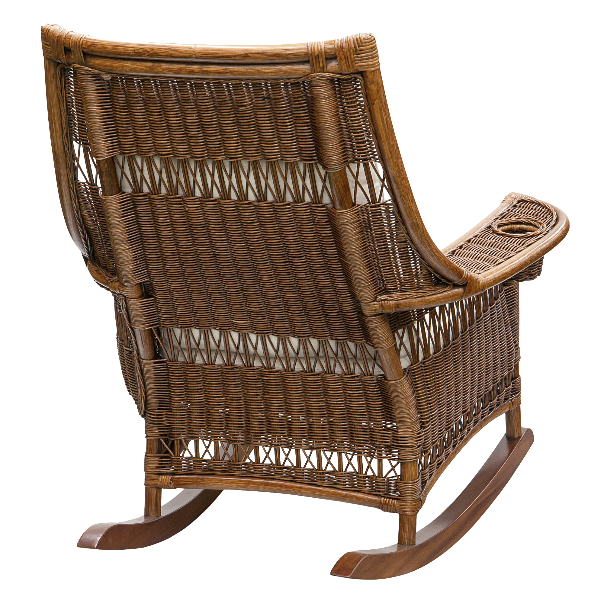 Кресло-качалка Joenfa Maui с подушкой, цвет коричневый, размер . - фото 4