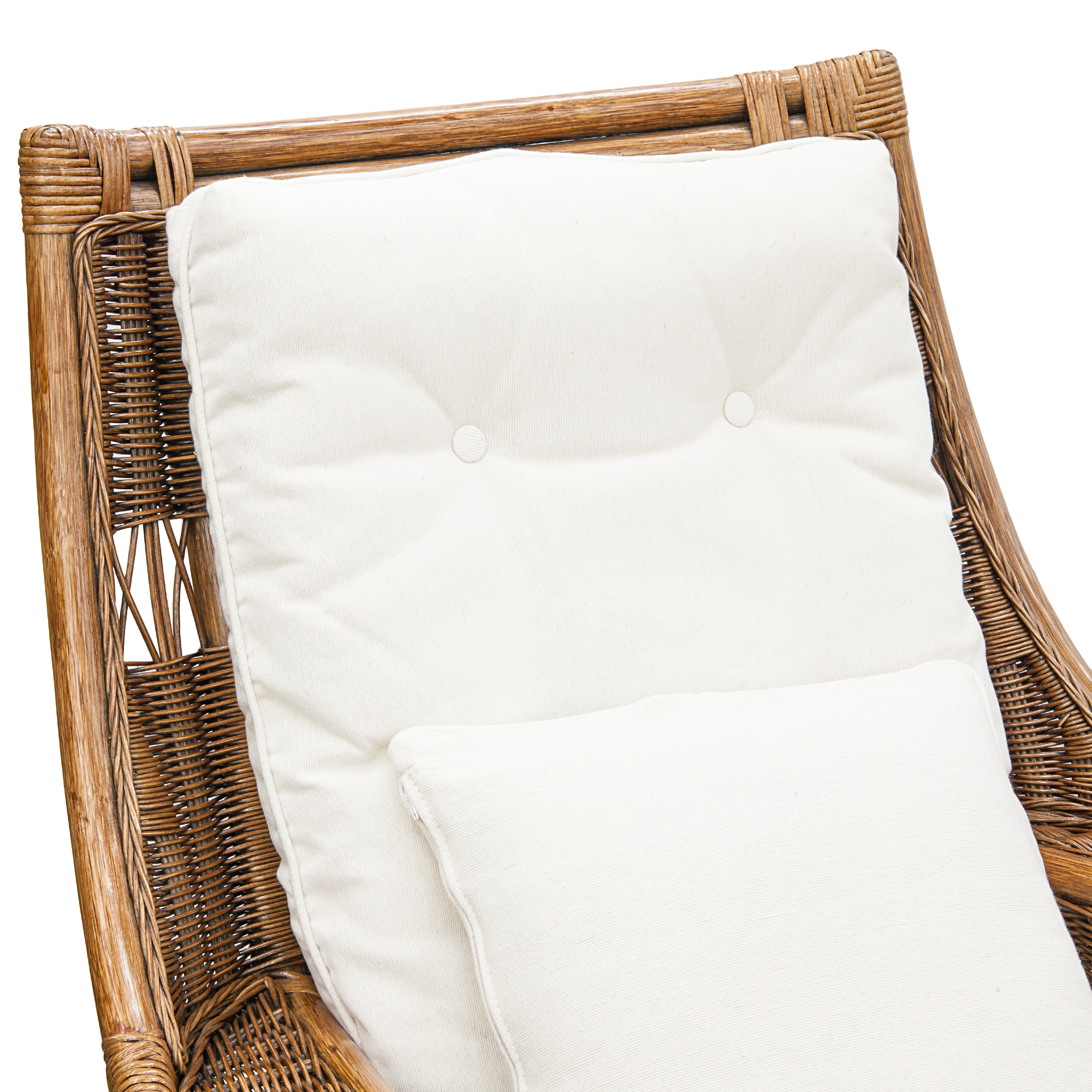 Кресло-качалка Joenfa Maui с подушкой, цвет коричневый, размер . - фото 6