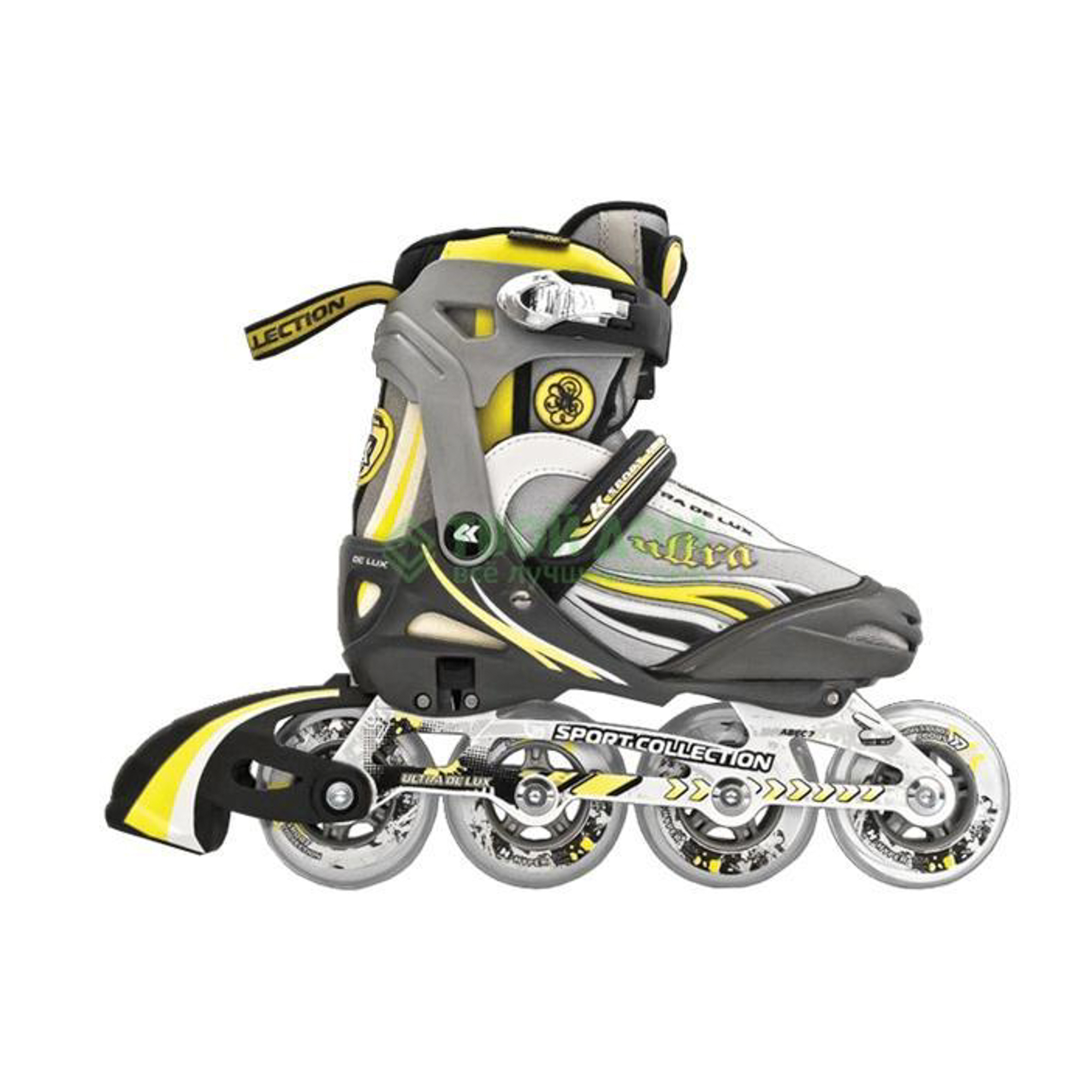 

Коньки раздвижные роликовые Сk ultra deluxe Р.29-32 Желт., Красный;зеленый;желтый