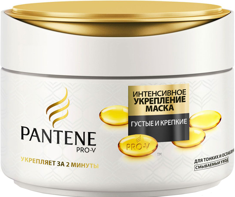 фото Маска для волос pantene pro-v интенсивное укрепление 200 мл