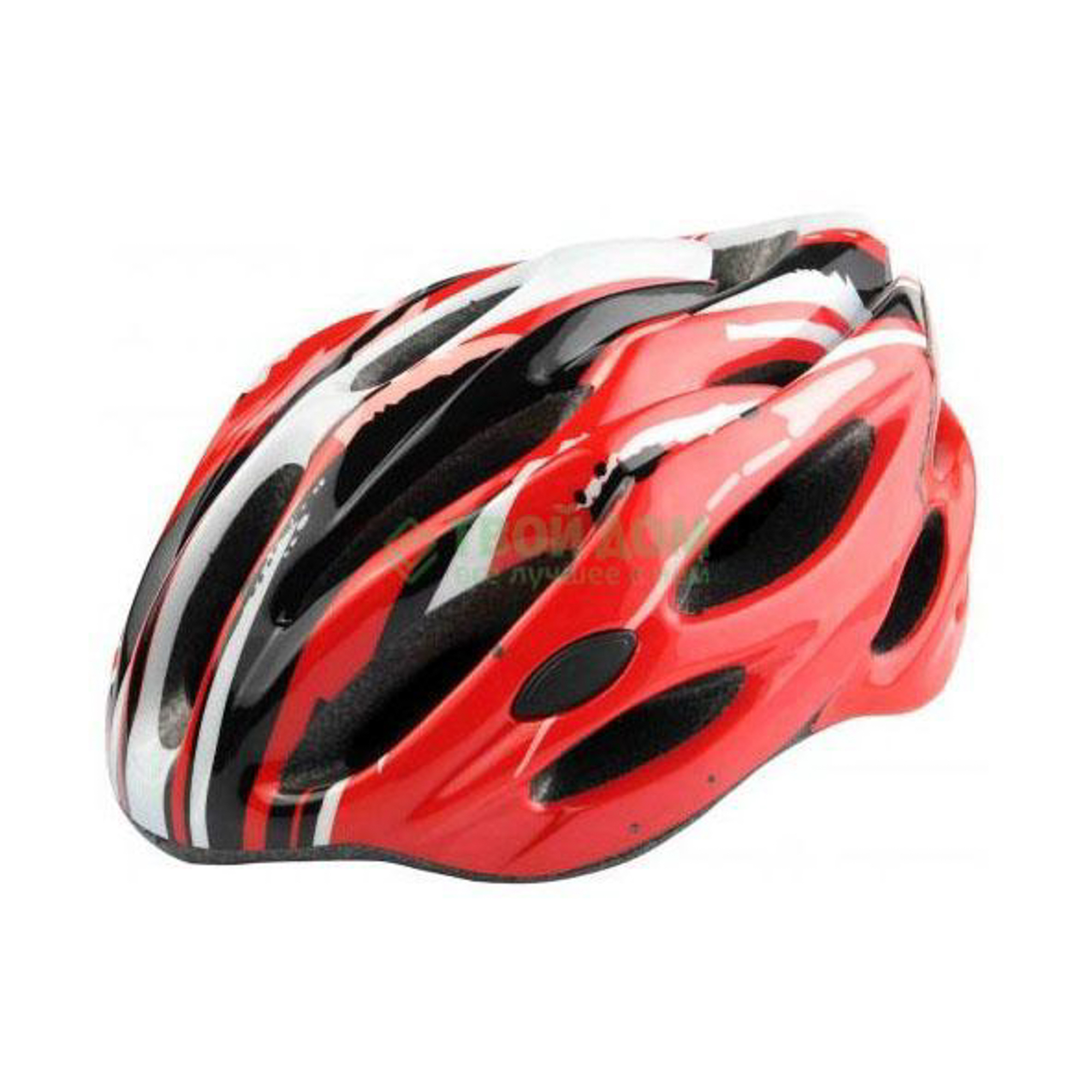 

Stels Шлем защитный MV-26 in-mold, Черный;красный