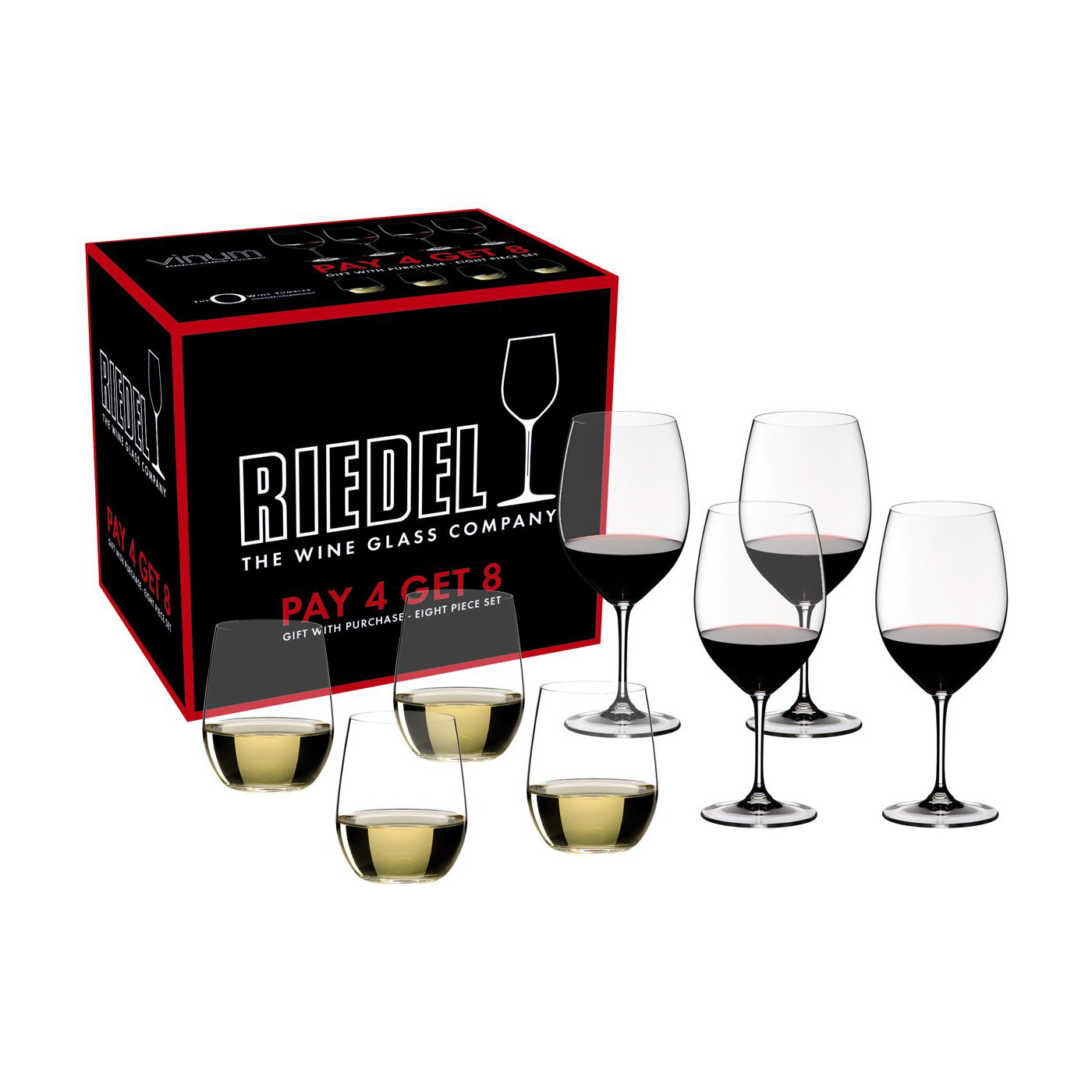 фото Набор бокалов для вина riedel 5416/59, 8 штук