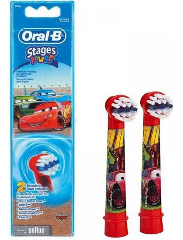 фото Насадка для зубных щеток braun oral-b eb10k kids cars 2 шт