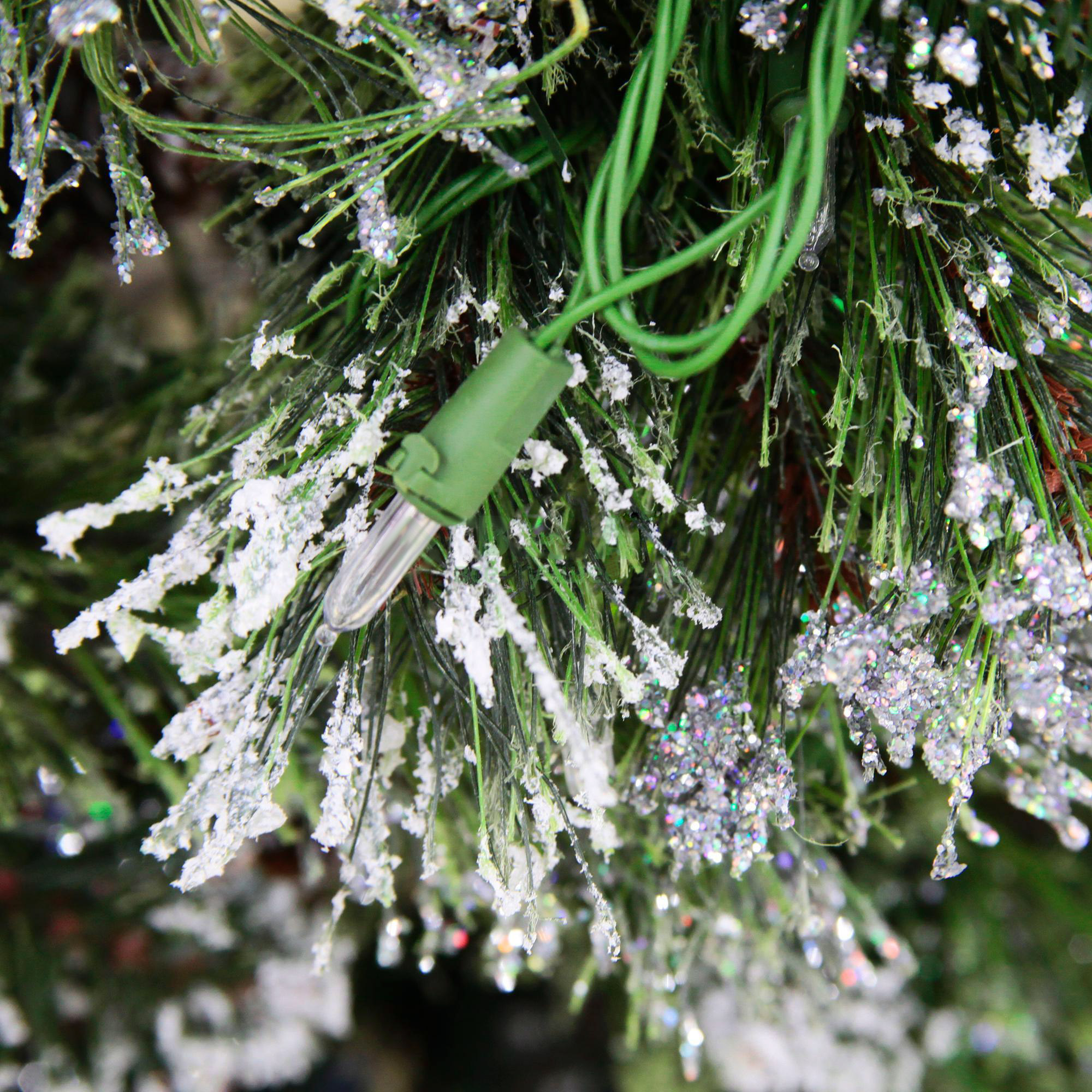 Ель искусственная National Tree Заснеженные шишки и иней 198 см LED-лампы (GB1-370DG-65), цвет зеленый - фото 2