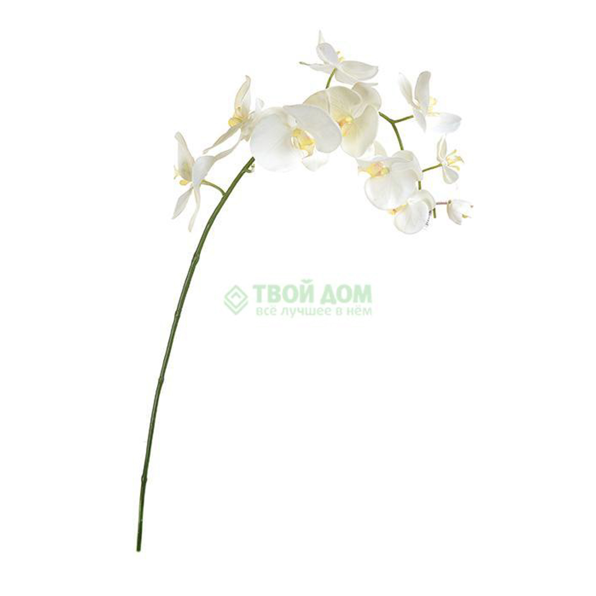 Litao Цветок искуств орхидея фаленопсис белая 100с (M1129 WH08)