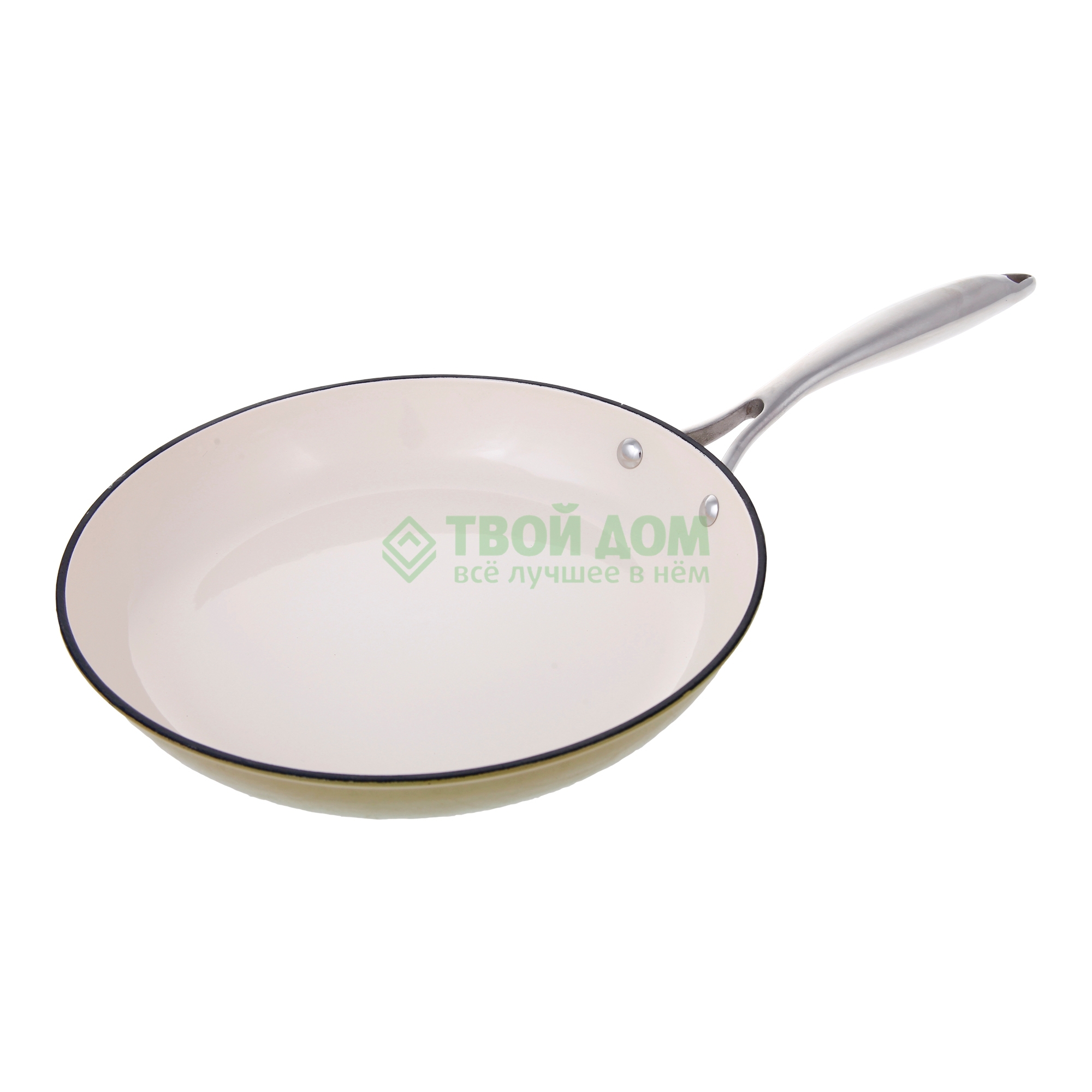 

Сковорода Gipfel Badell 28х4.5 см чугунная (2254), Зеленый;белый