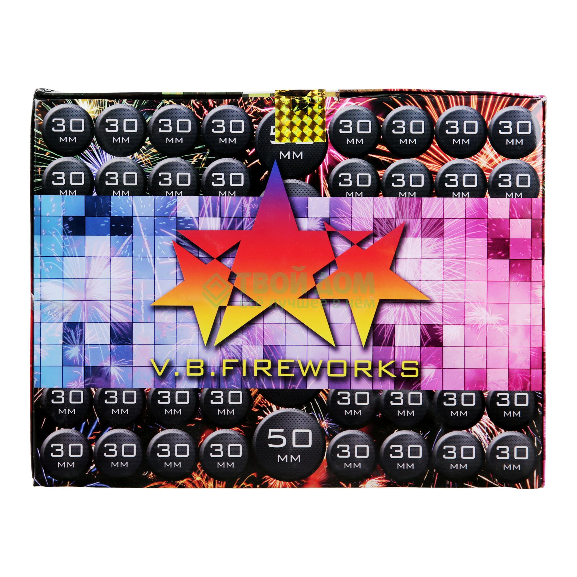 Батарея салютов Very Best Fireworks Искры Галактики 38 залпов (CP204025), цвет зеленый - фото 3