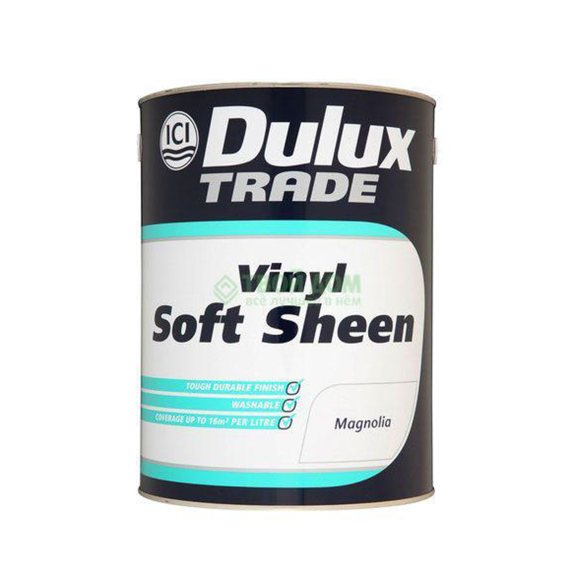 

Краска Dulux Trade vinyl s/sheen bm 5л (5183600), Черный