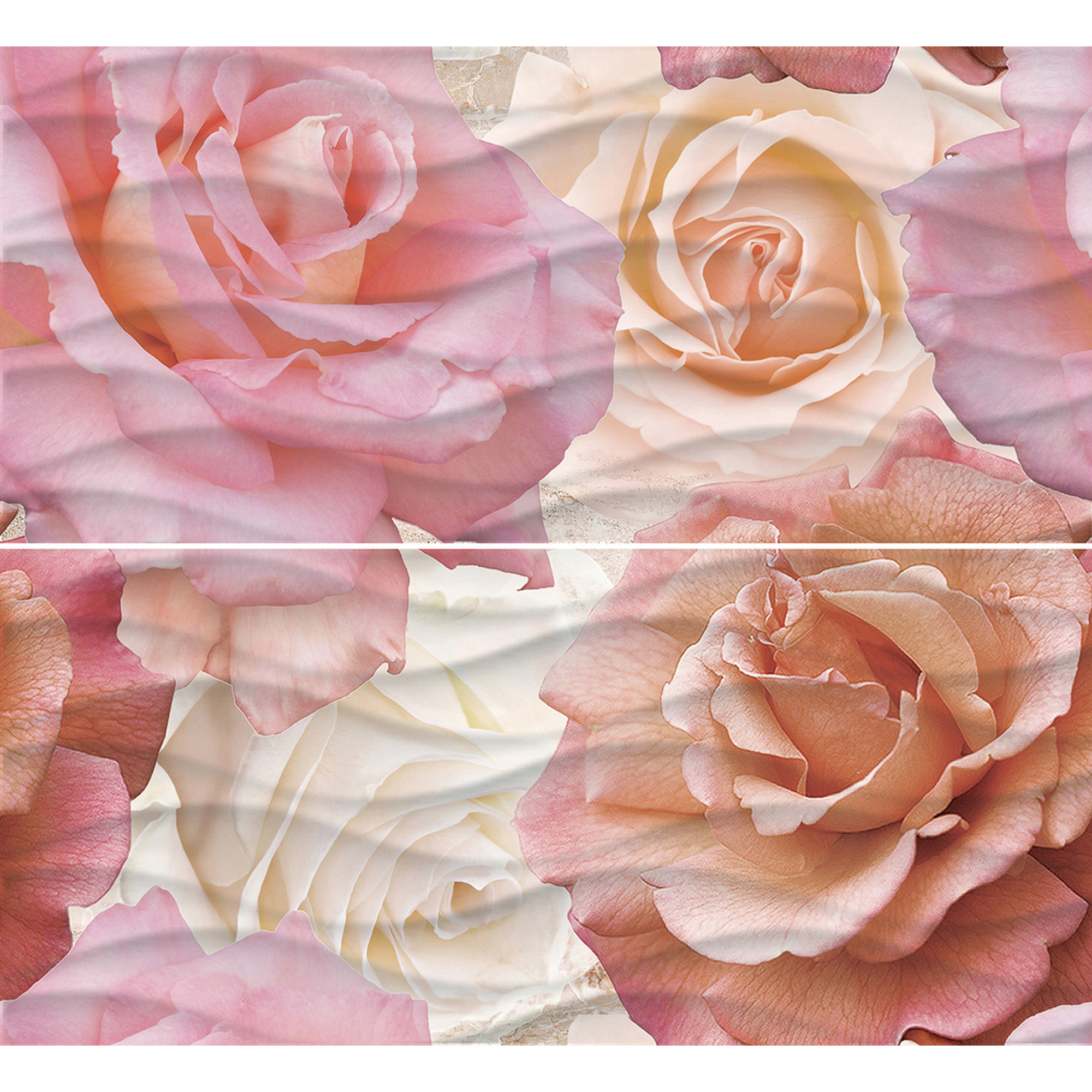 фото Панно cersanit wave roses 40х44 см wa2f452dt