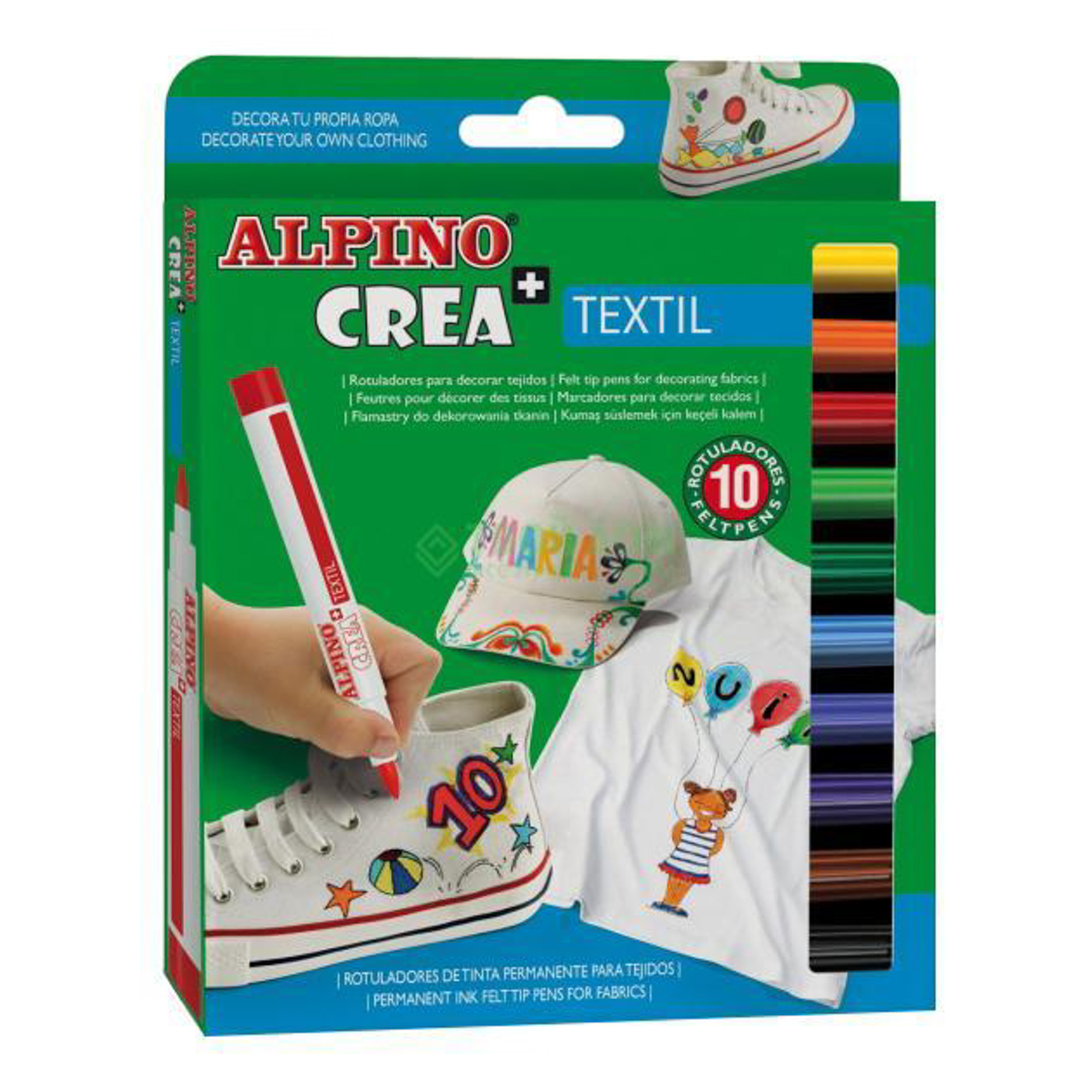 

Alpino Фломастеры crea textil (AR000132)