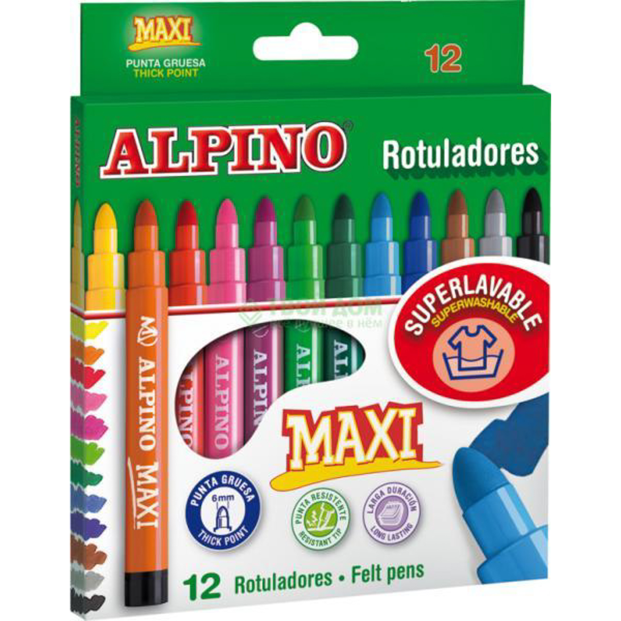 

Alpino Фломастеры maxi 12 цв (AR000006)