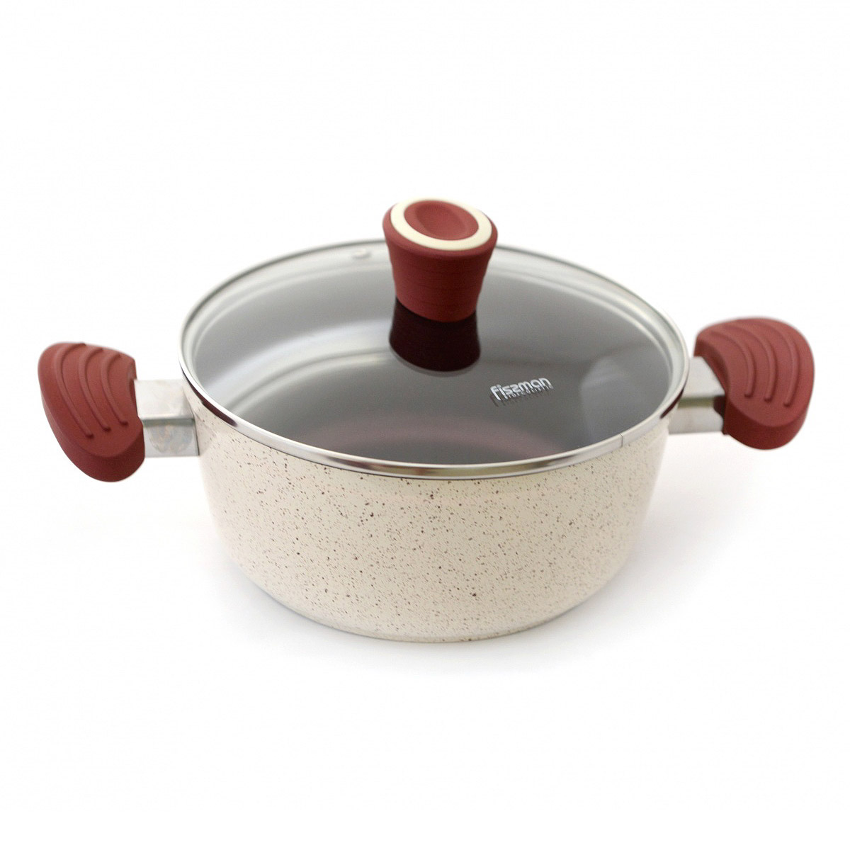 

Кастрюля Fissman Lakres 2,2 л, Серебристый