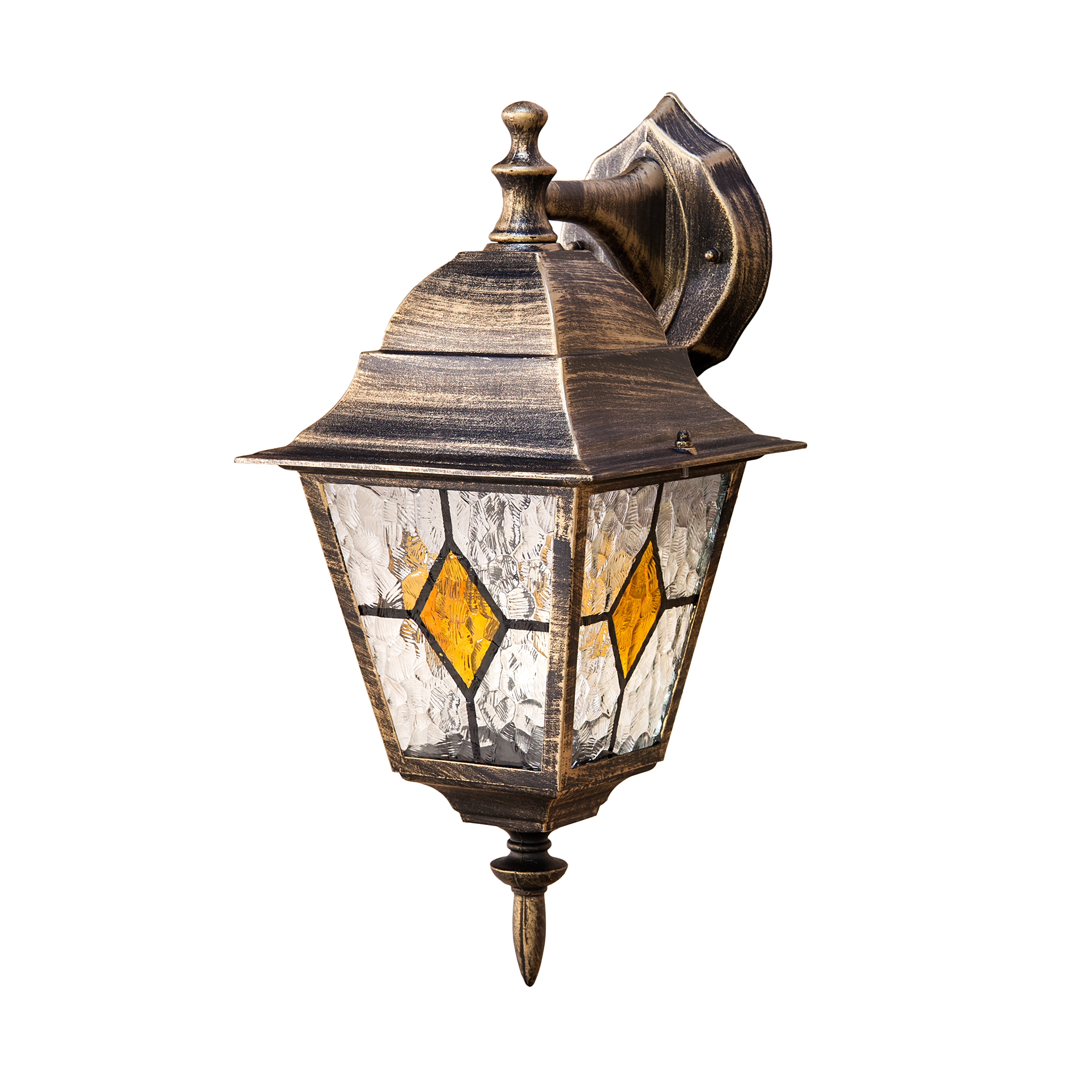 Настенный светильник Amber Lamp 8012LH, цвет бронзовый - фото 1