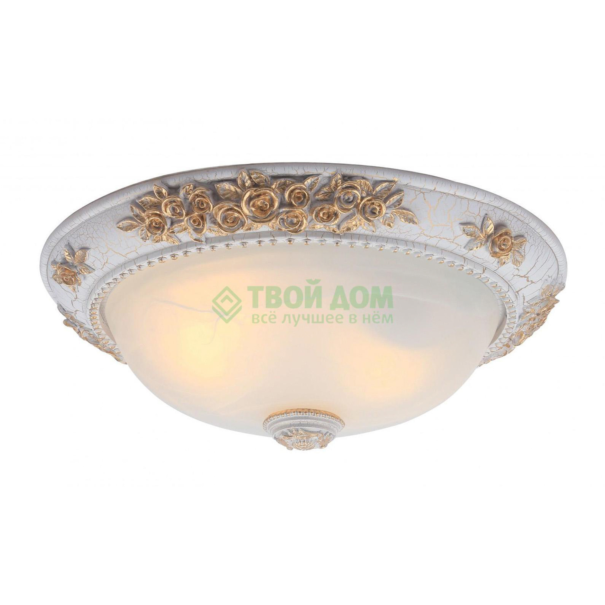 Потолочный светильник Artelamp Torta A7102PL-2WG, цвет золотой - фото 1