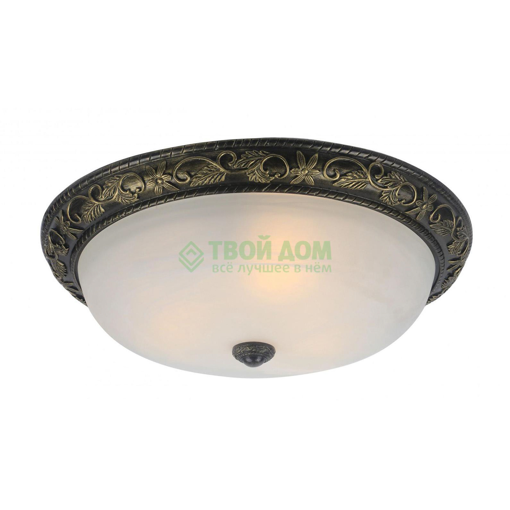 Потолочный светильник Artelamp Torta A7163PL-3AB, цвет коричневый - фото 1