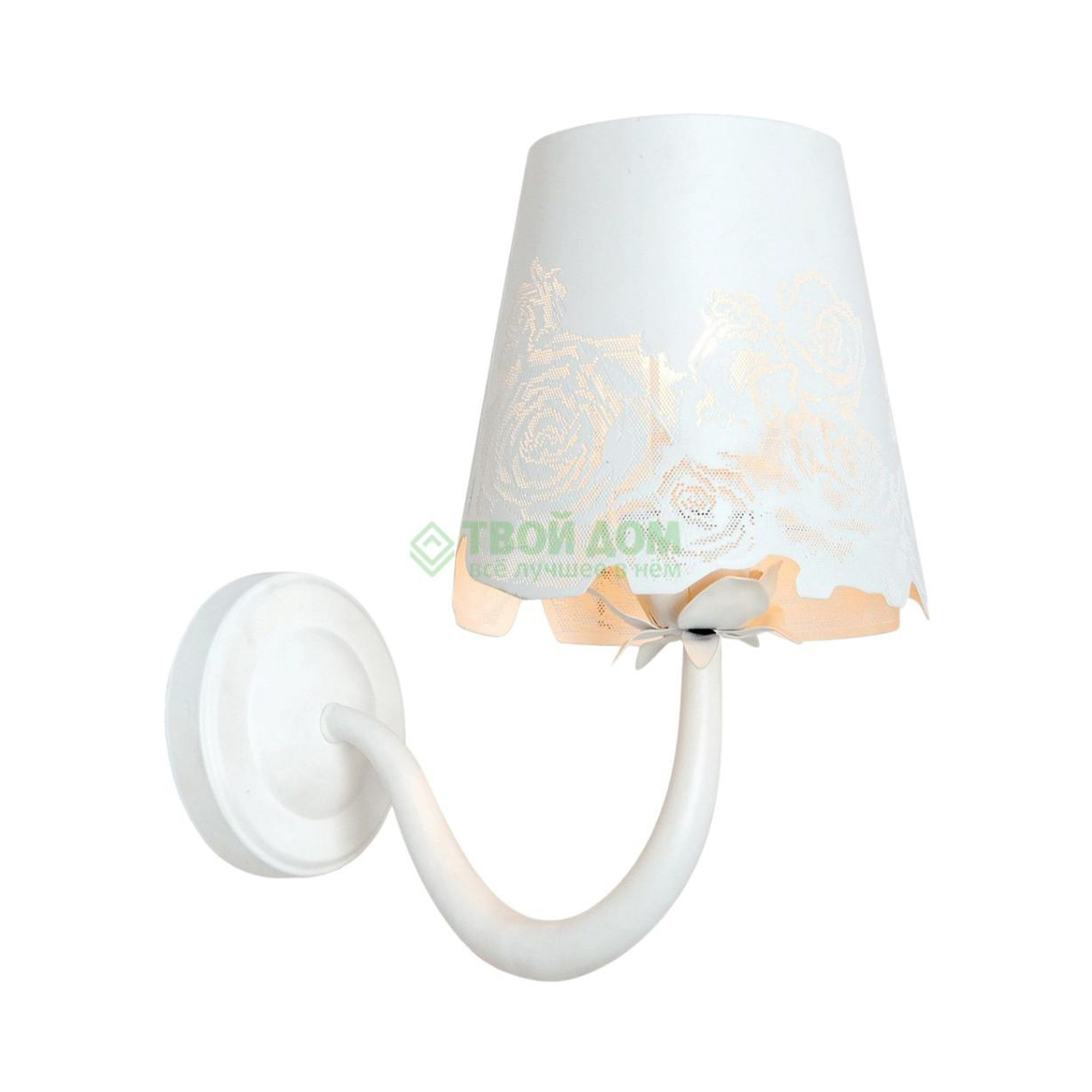 Бра Arte Lamp Attore A2020AP-1WH, цвет белый - фото 1