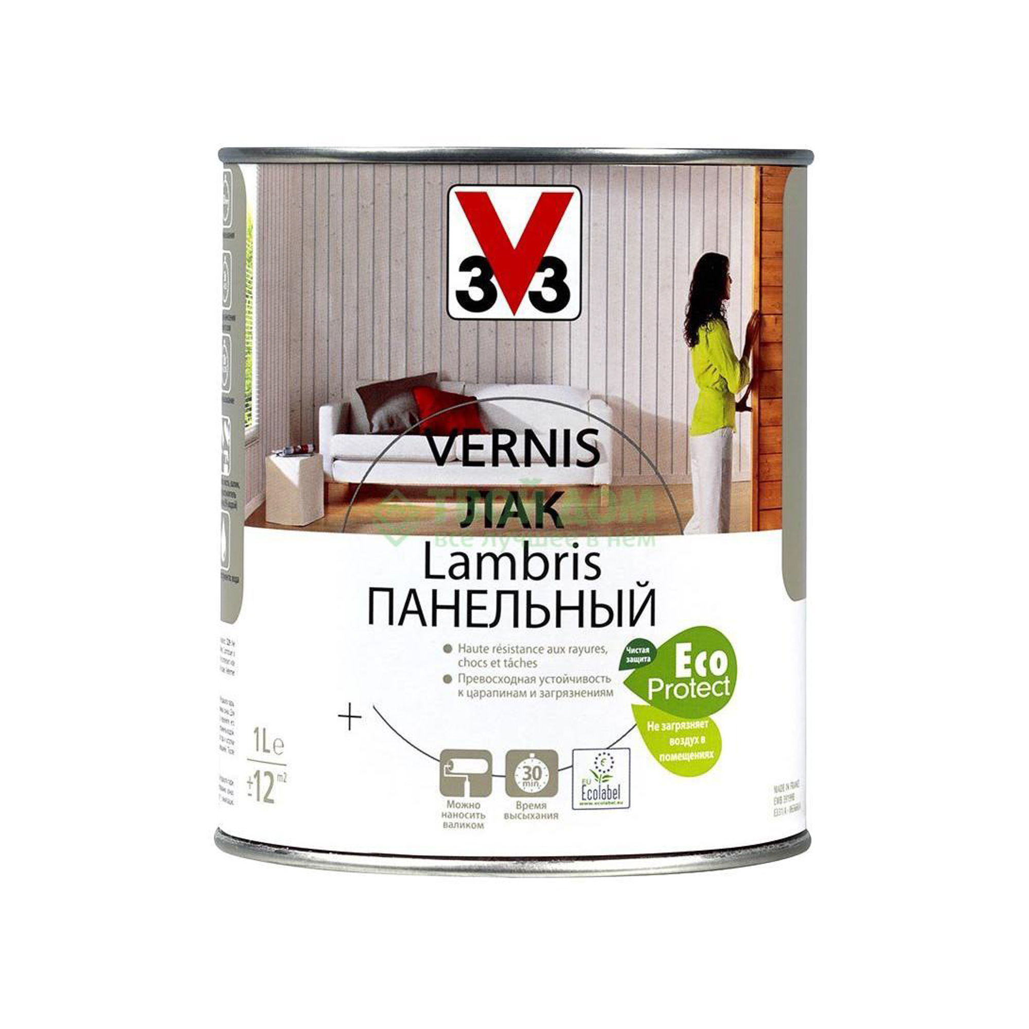 Лак паркетный v33 eco protect