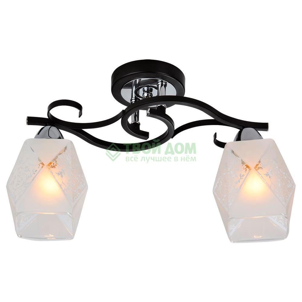

Потолочный светильник IDLamp 233/2PF-Blackchrome