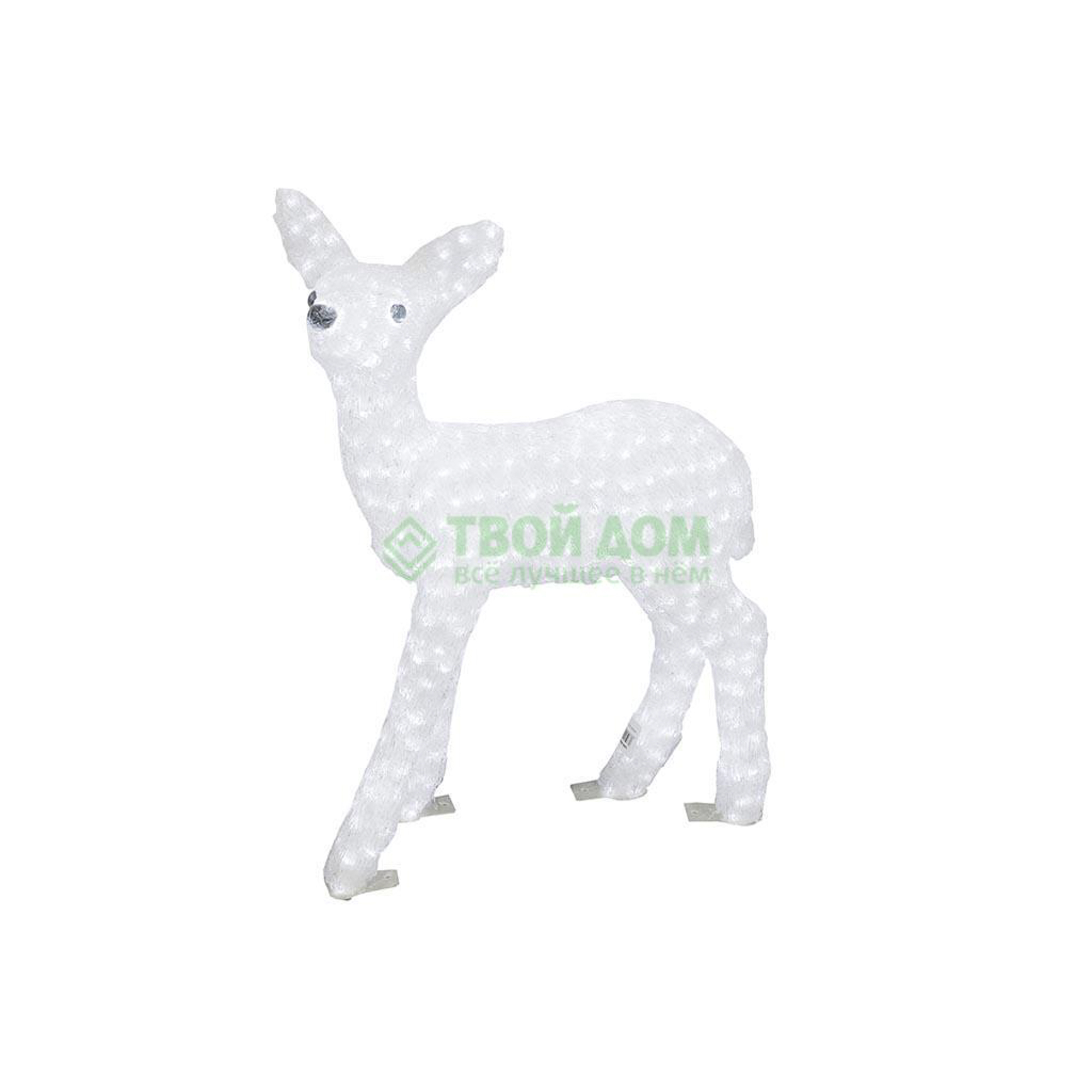 

Фигура световая объемная Kms Оленёнок белый 81см (L200-063W-3)