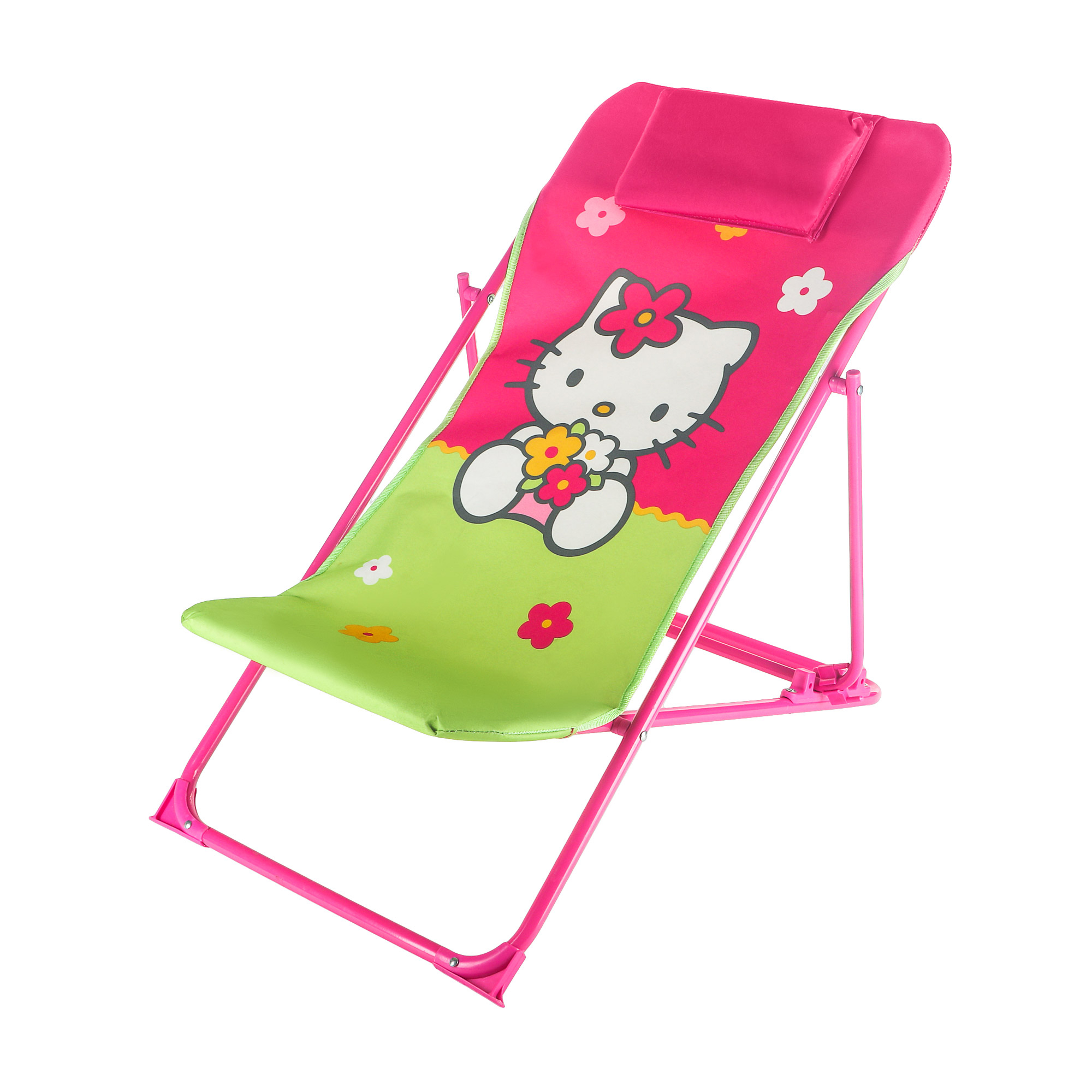 фото Шезлонг haiti kids hello kitty железный 67x47x55cm, ткань полиэстер