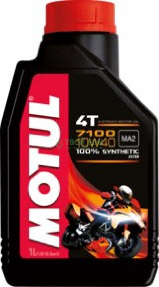 

Моторное масло Motul Масло motul 10w40 7100 4t 1л (320-489), Черный