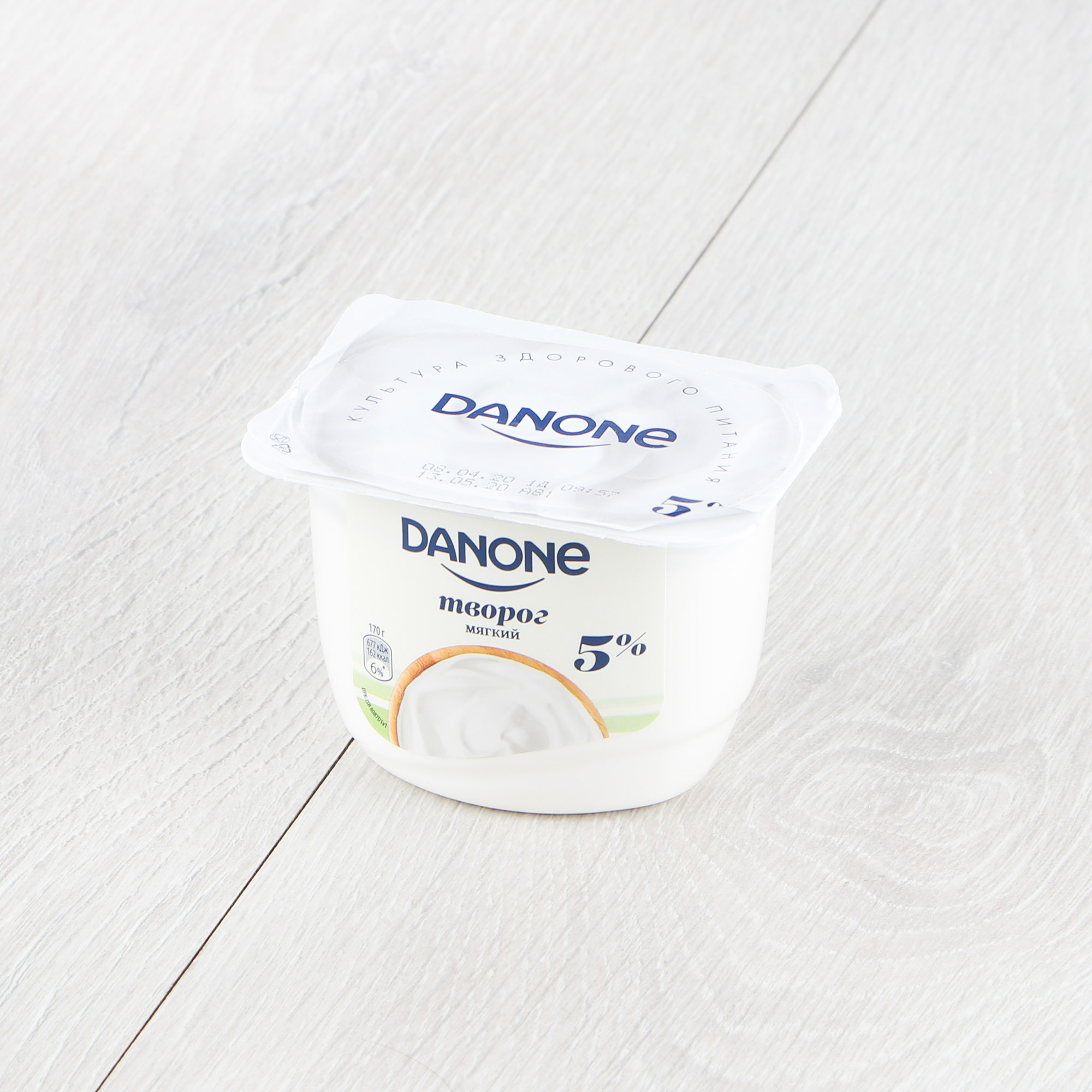 фото Творог danone натуральный 5% 170 г