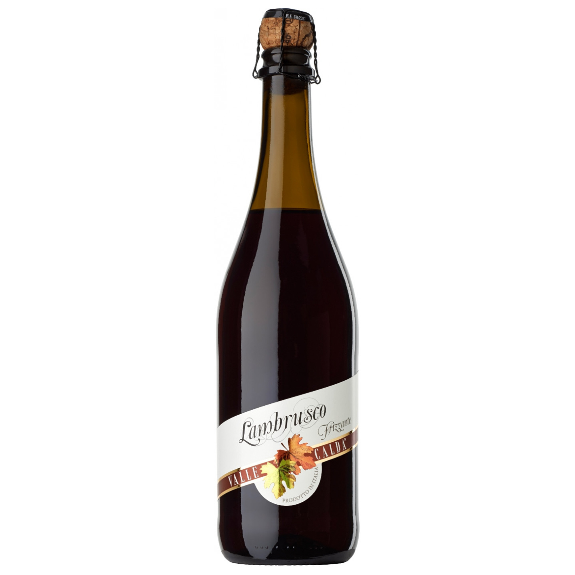 

Игристое вино Valle Calda Rosso Amabile Lambrusco IGT 0,75 л, Рубиново-красный