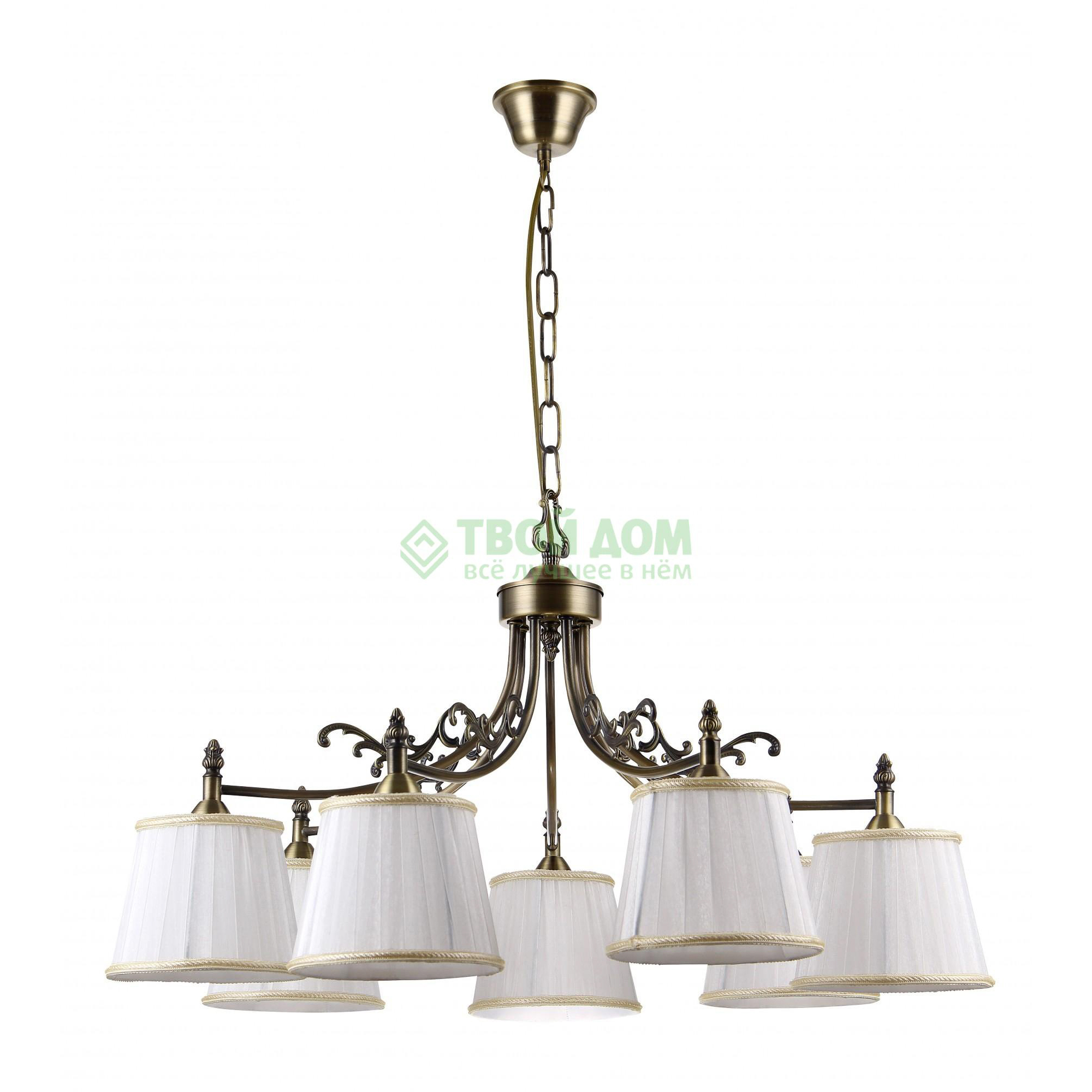 

Люстра подвесная Lucesolara 5062/7 Antique Brass