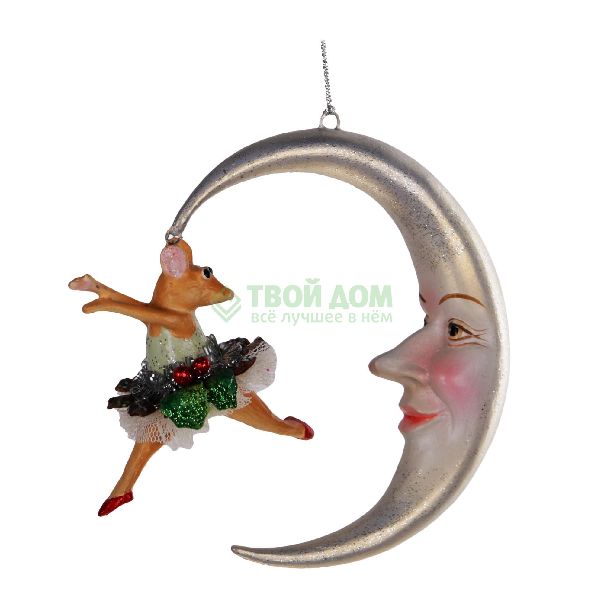 

Фигурка Goodwill Мышка на луне (B 30009), Светло-коричневый