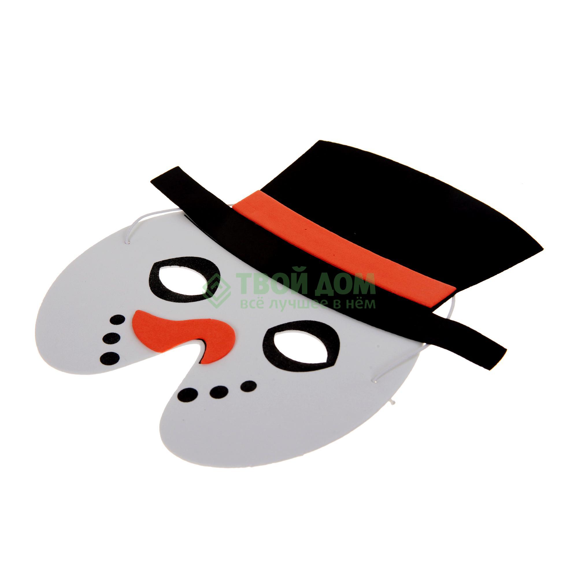 фото Страна карнавалия маска карнавальная снеговик