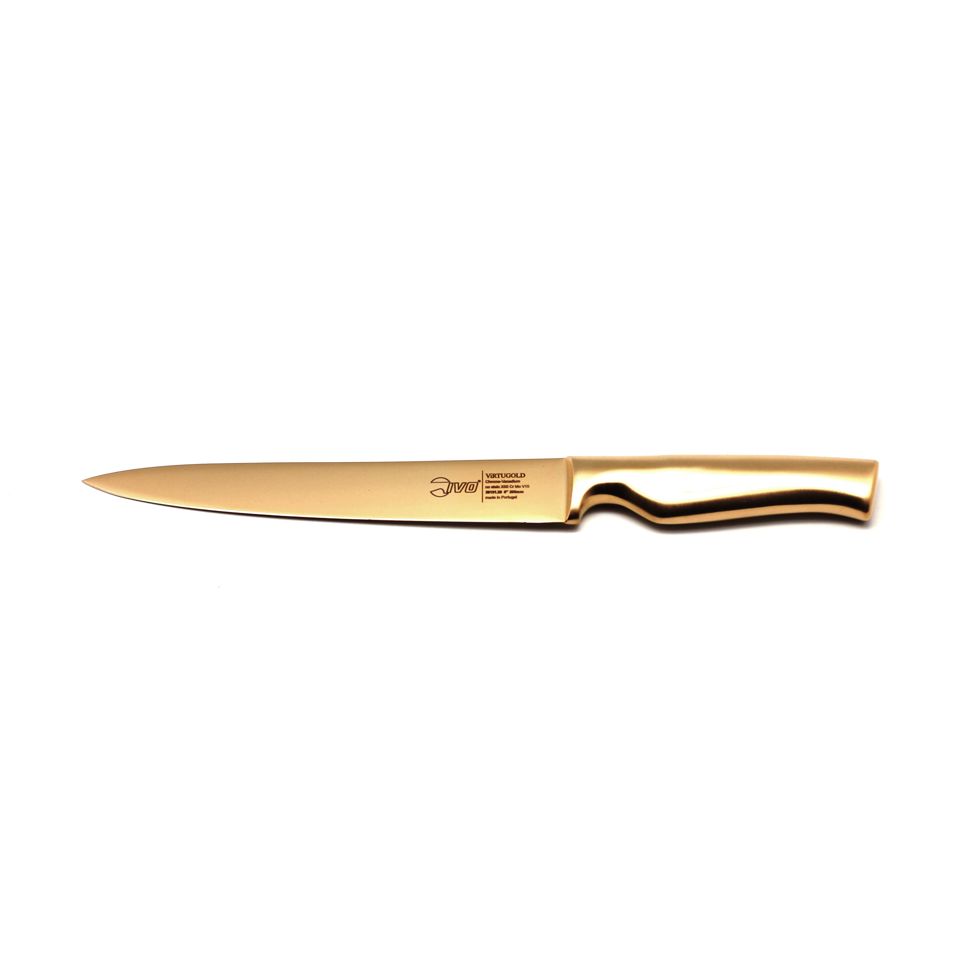 Нож для нарезки 20см virtu gold IVO - фото 1