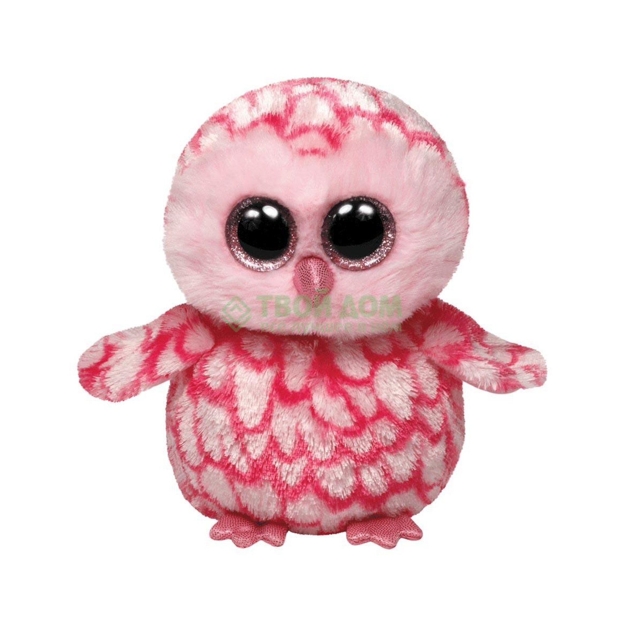 

Мягкая игрушка Ty 36994 Beanie Boos Совенок Pinky, Розовый