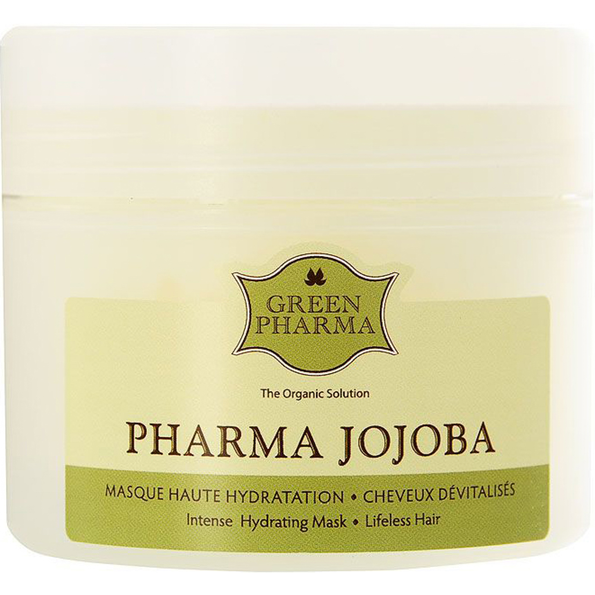 фото Экспресс-маска с маслом жожоба green pharma pharma jojoba для безжизненных волос, 250 мл