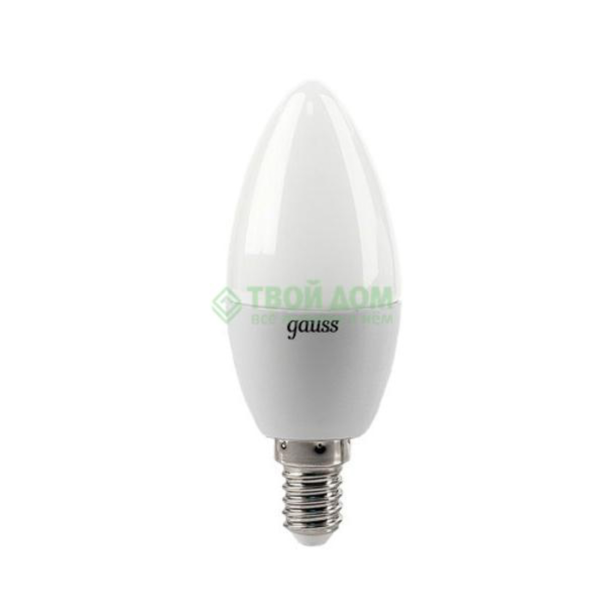 Лампочка Ecowatt B35 230В 6.2(60)W 2700K E14