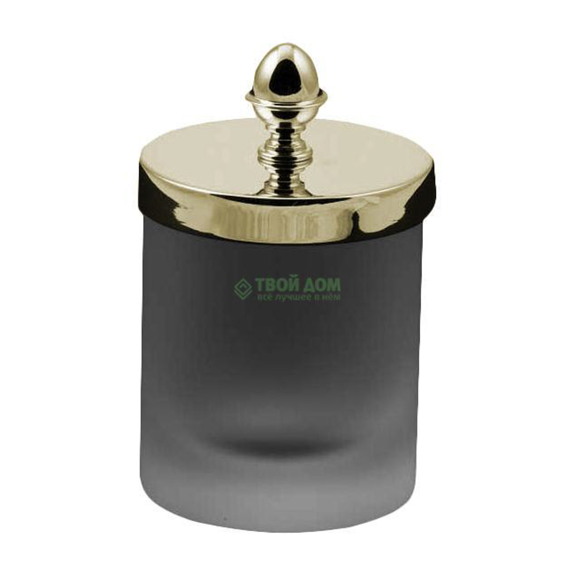 Косметическая емкость Cristal et bronze Ciselé Баночка с шишкой мат.пермобрасс (31522V)