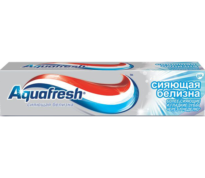 фото Зубная паста aquafresh сияющая белизна 100 мл
