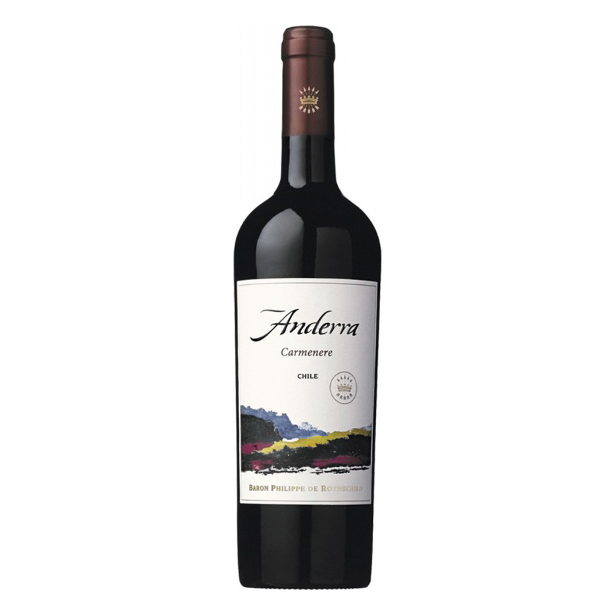 

Вино красное сухое Anderra Carmenere 0,75 л, Рубиновый с вишневым бордовым оттенком