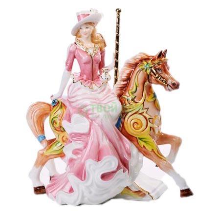 

Фигурка English Ladies Carousel (ELGECH03250), Розовый;белый