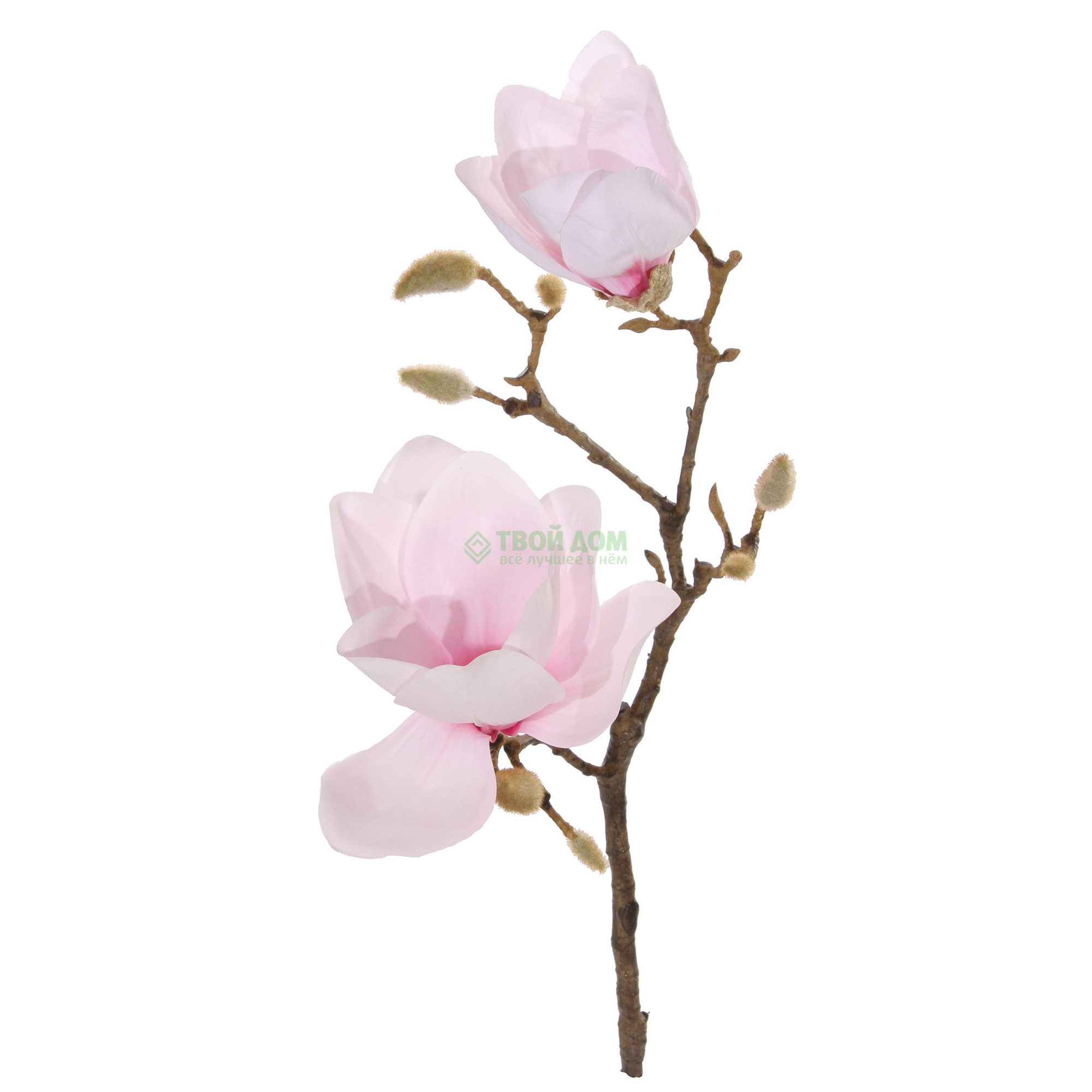 

Цветы Shi shi Ветвь иск магнолия 50см розов, Розовый