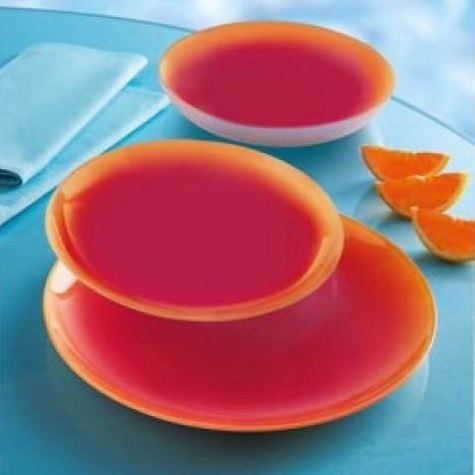Набор посуды Luminarc Honey Fizz 19 предметов 6 персон, цвет красный - фото 2